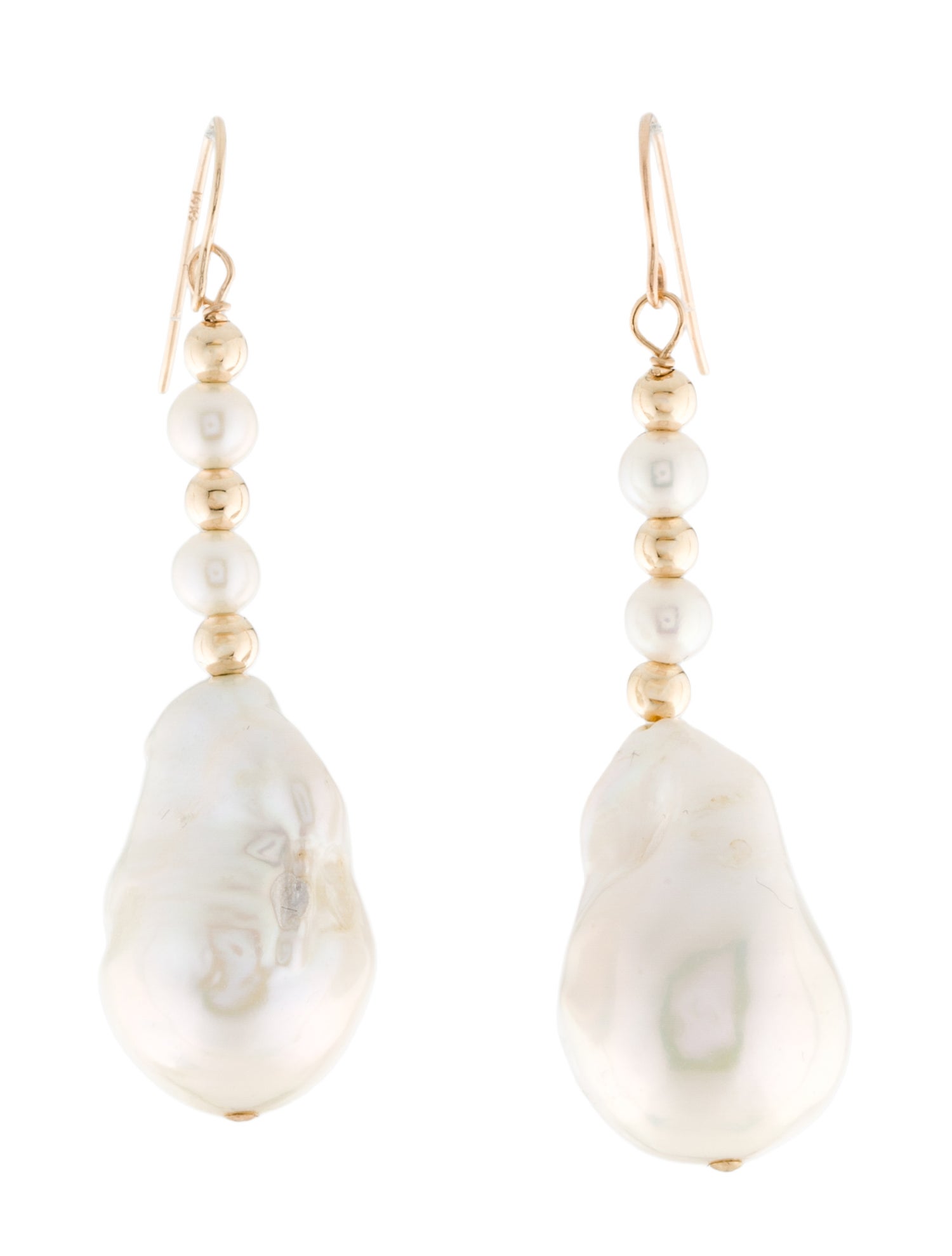 Earrings 14K Pearl Drop