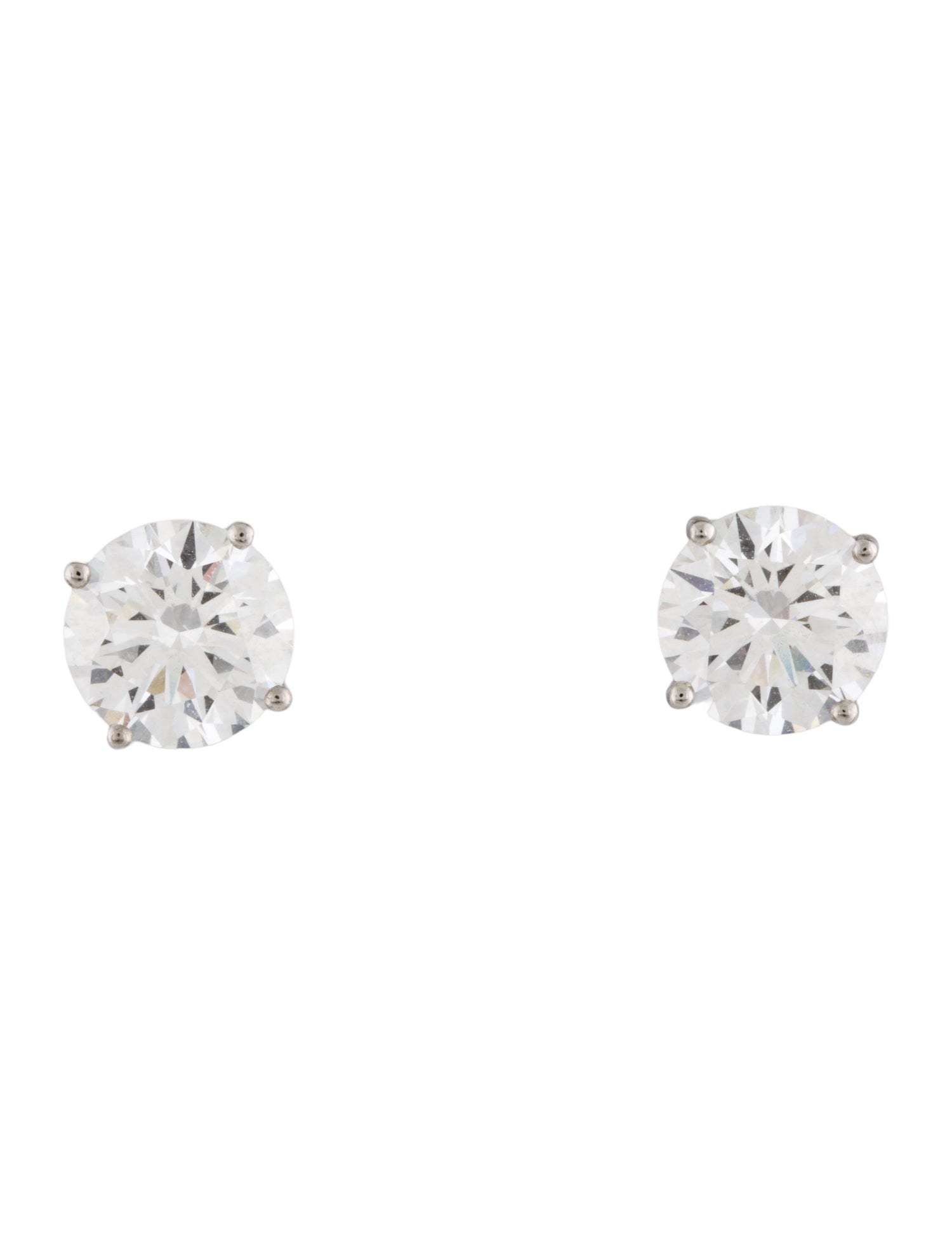 Earrings Platinum 5.10ctw Lab-Grown Diamond Stud