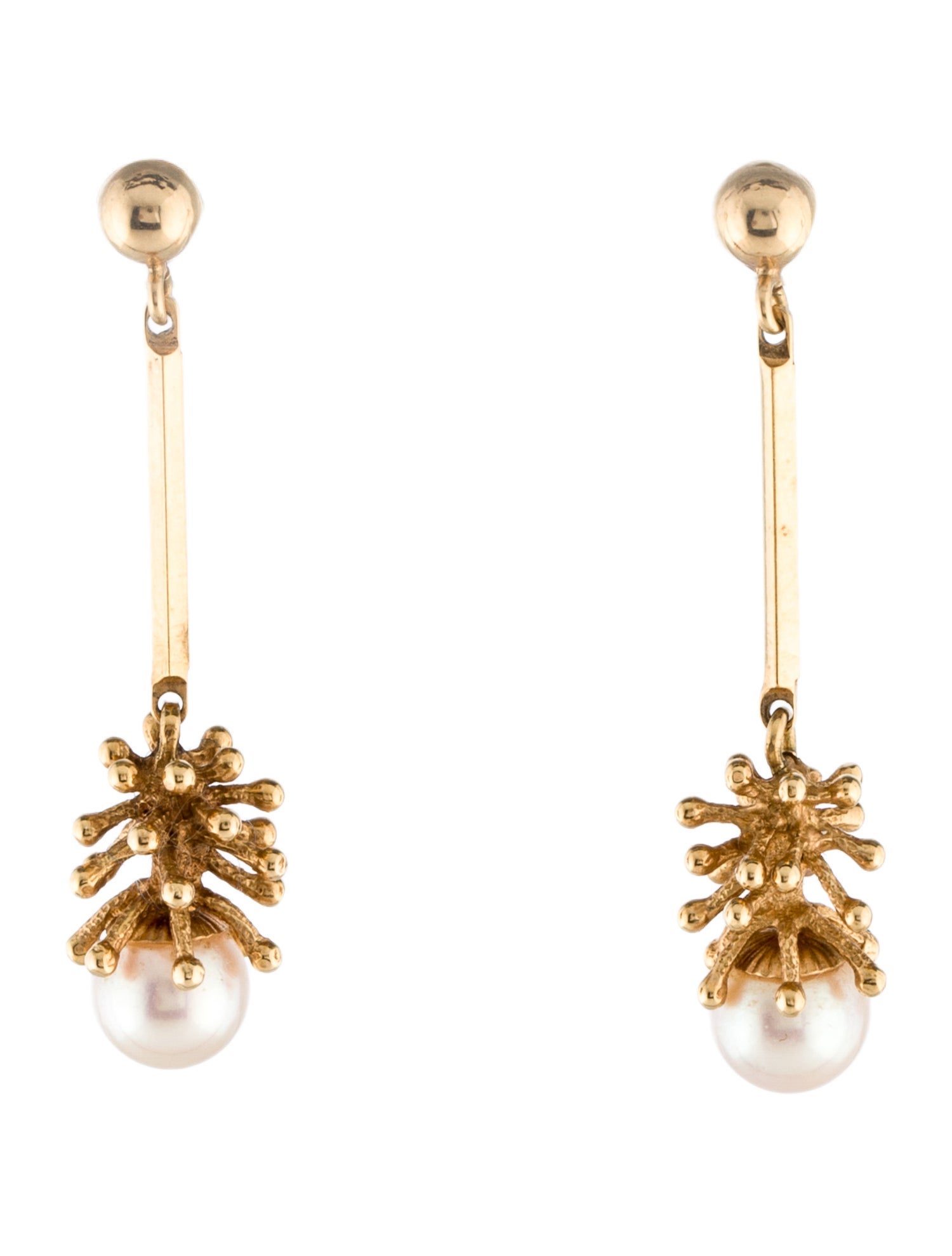 Earrings 18K Pearl Drop