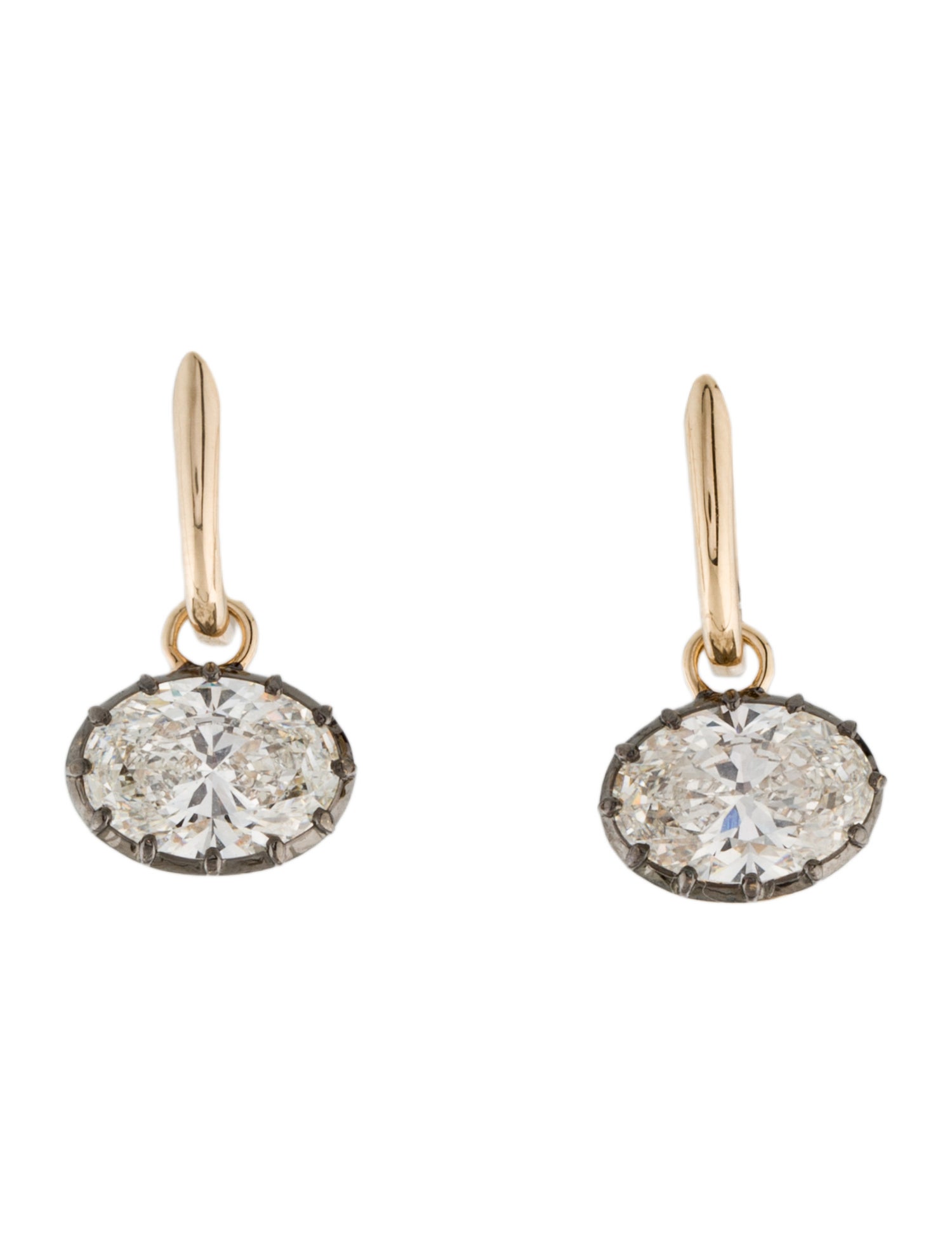 Earrings 14K 4.24ctw Lab-Grown Diamond Drop