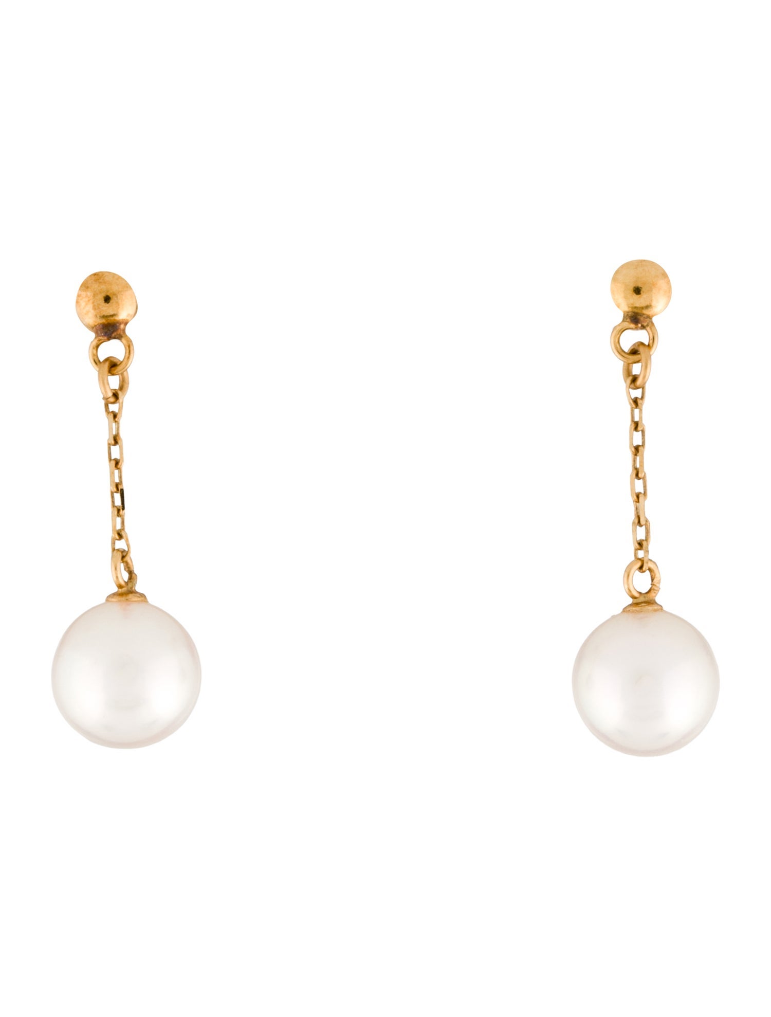 Earrings 18K Pearl Drop