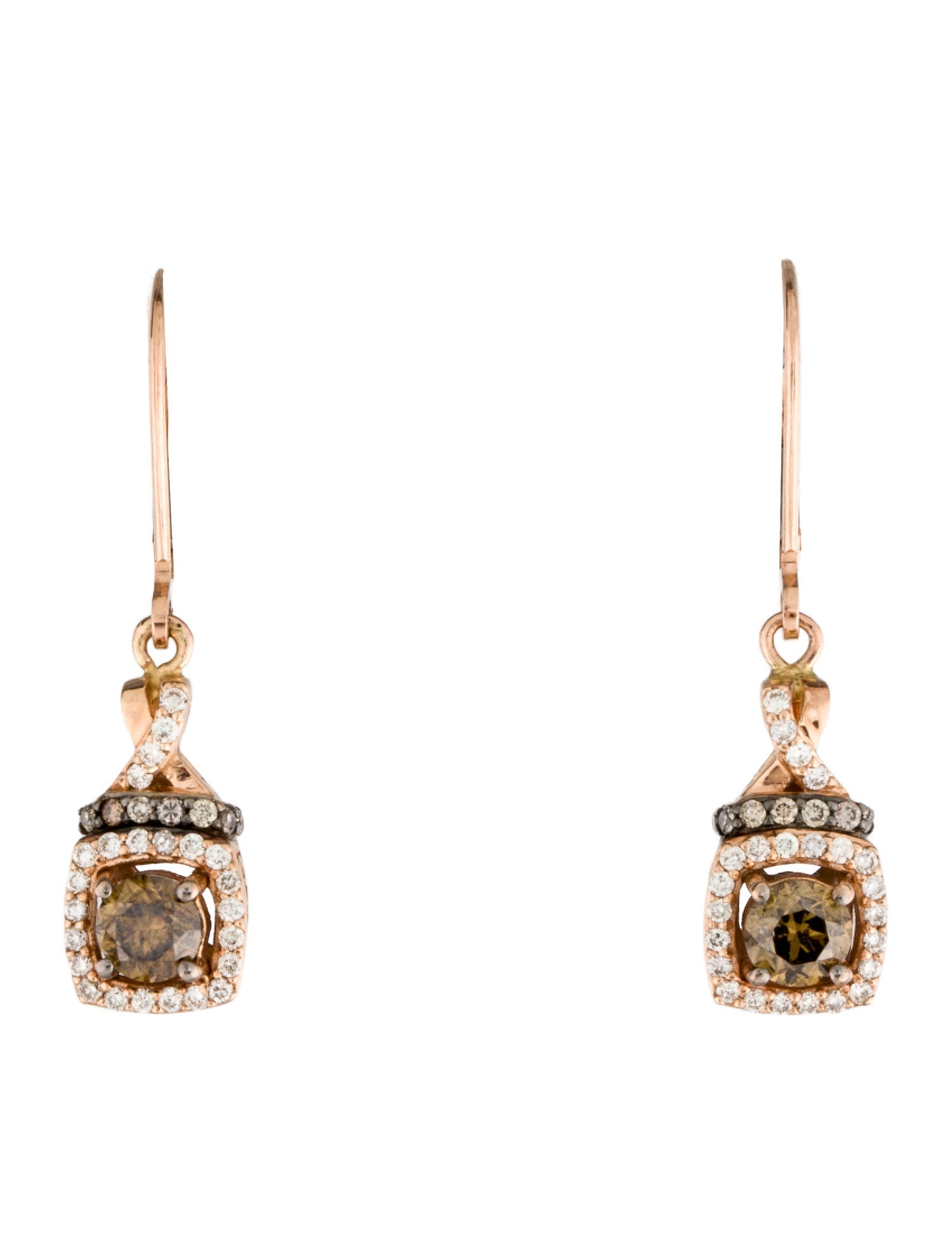 Earrings 14K 1.22ctw Diamond Drop