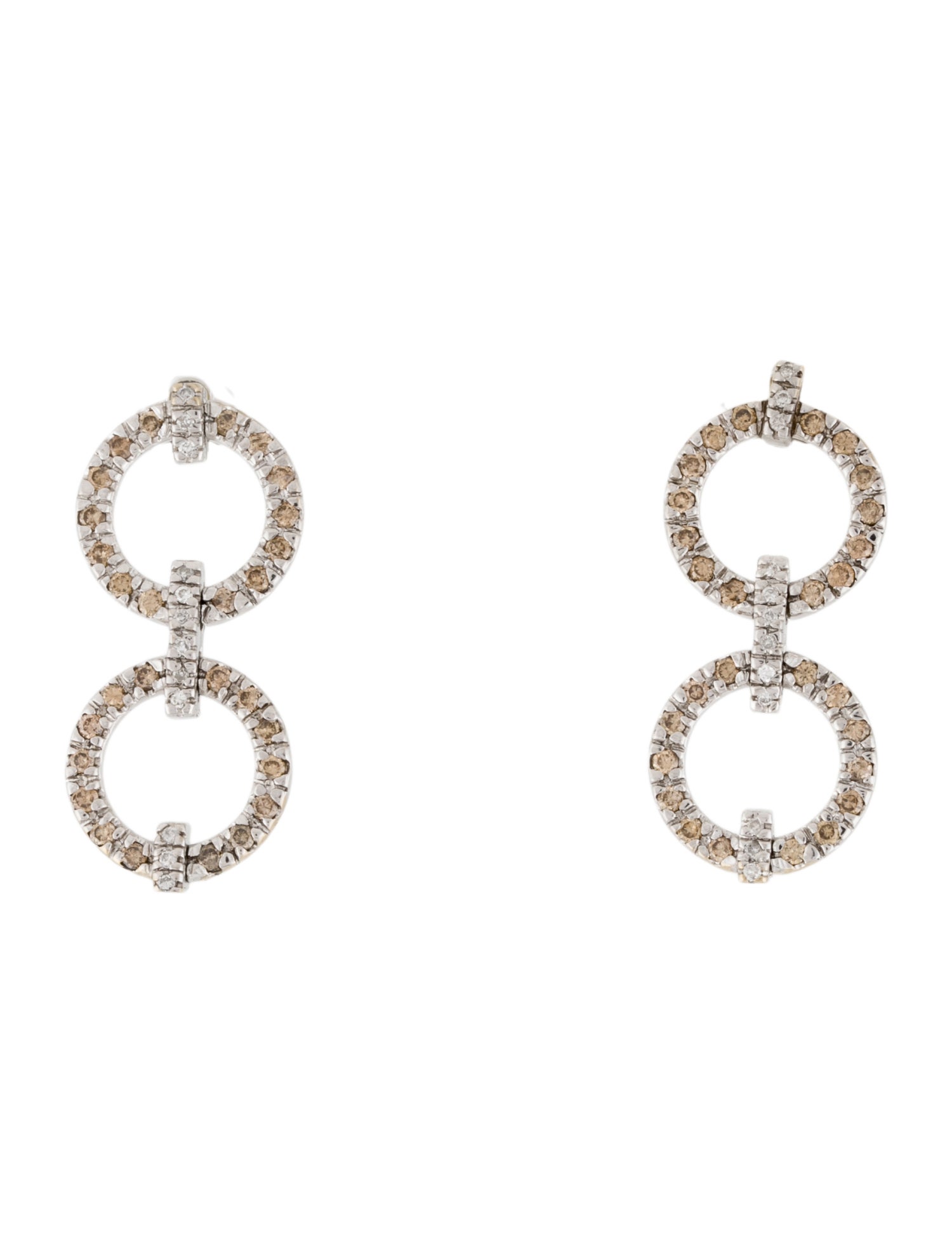 Earrings 18K Diamond Drop