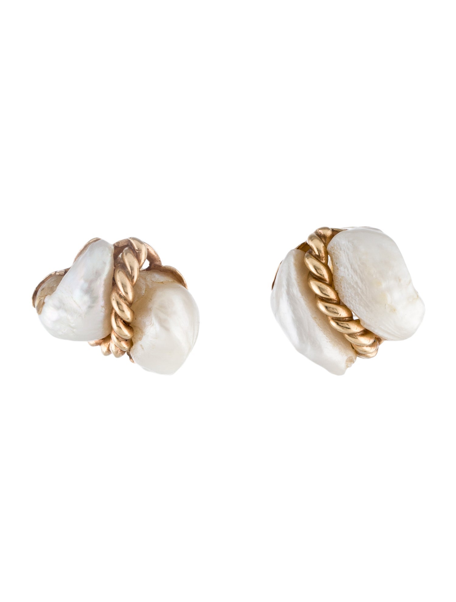 Earrings 14K Pearl Stud Earrings