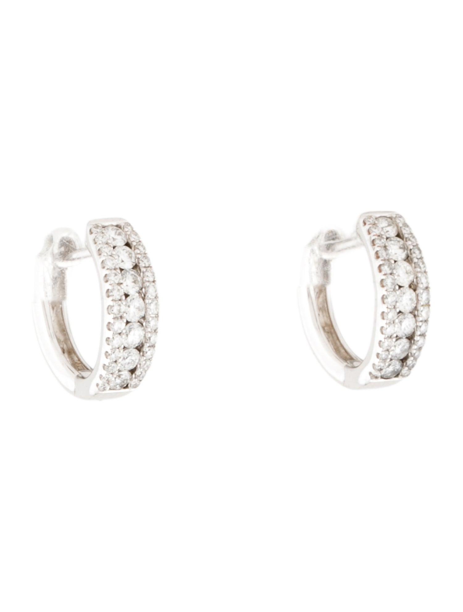 Earrings 14K Diamond Huggie