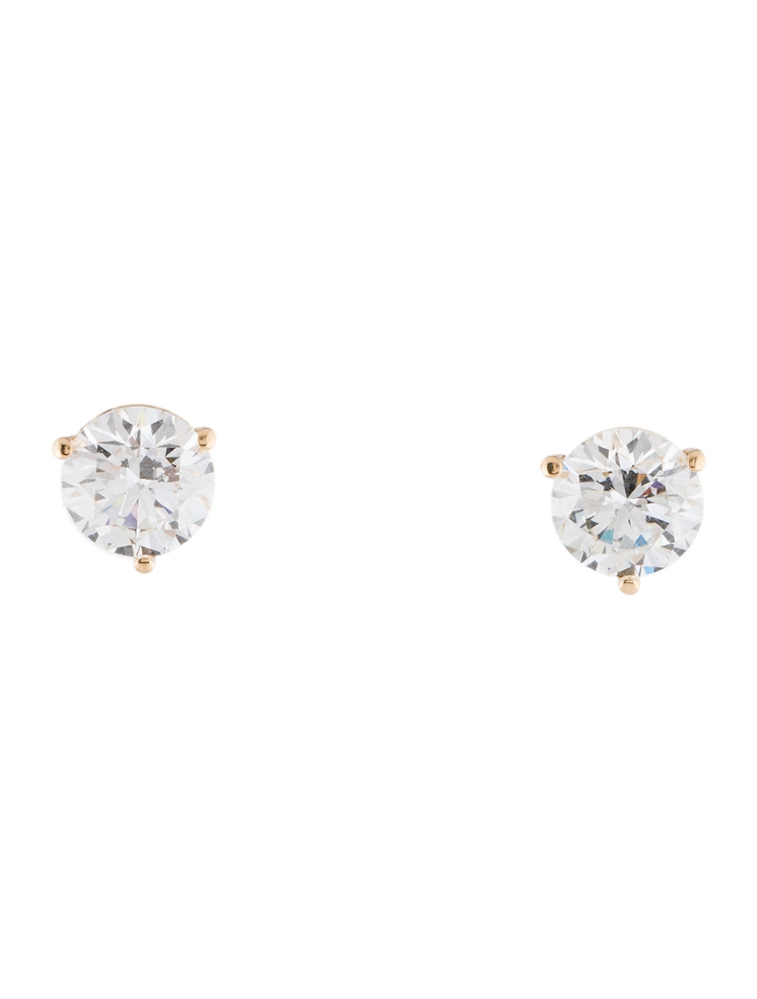 Earrings 14K 3.20ctw Lab-Grown Diamond Stud Earrings