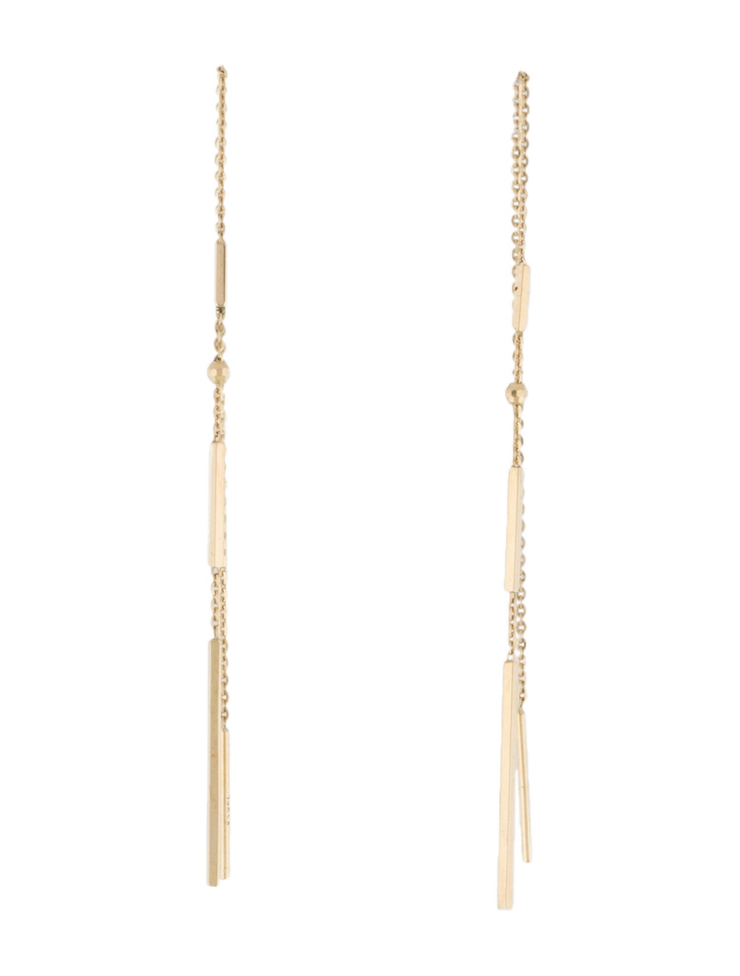 Earrings 14K Linear Threader