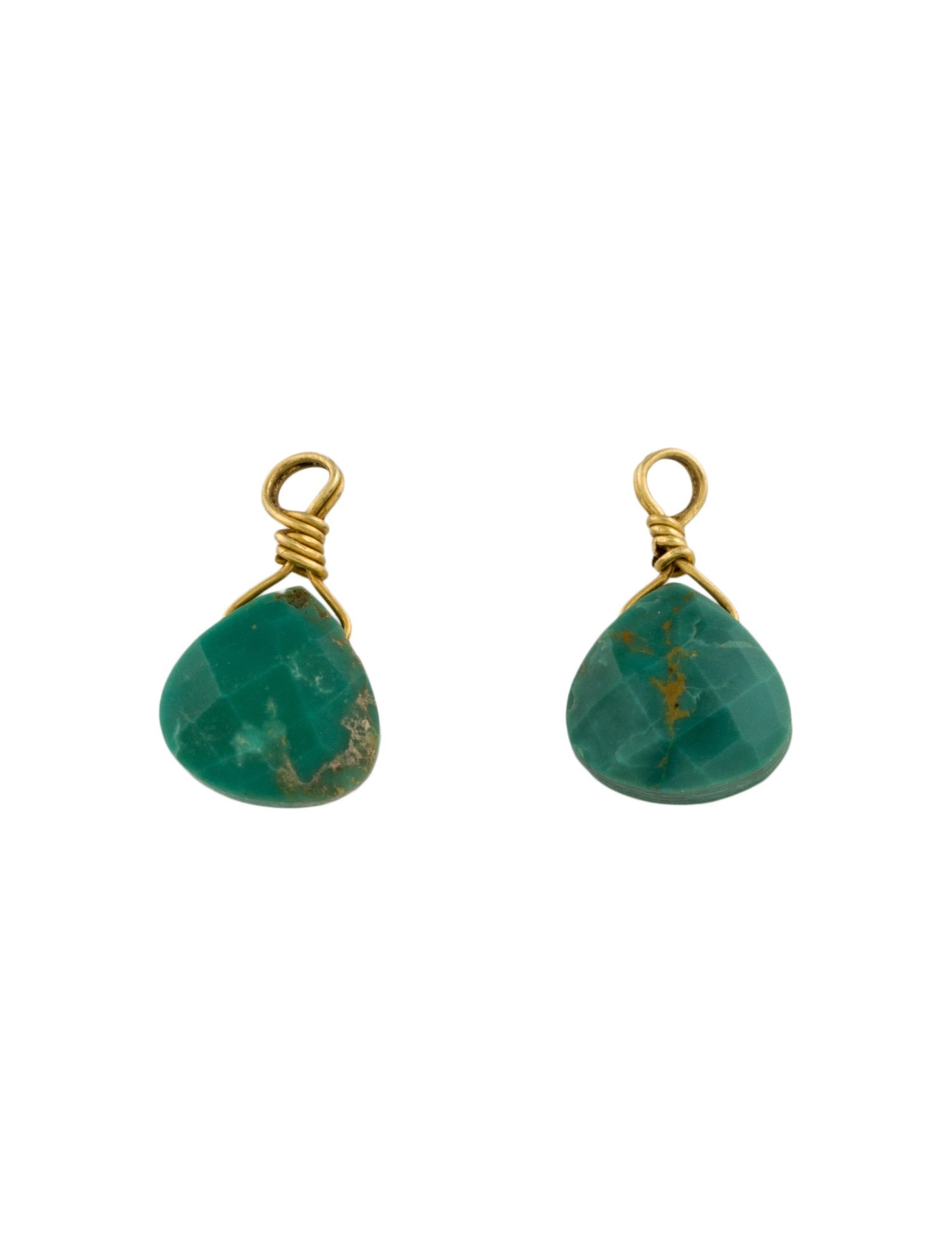 Earrings 18K Turquoise Earring Enhancers