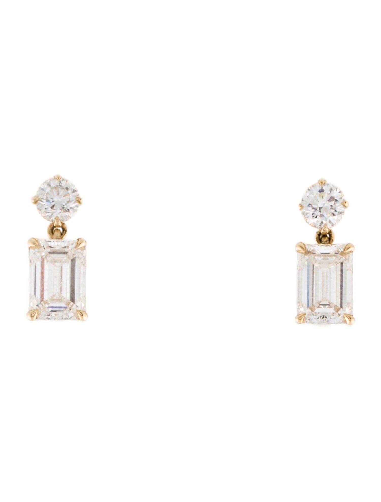 Earrings 14K 1.58ctw Lab-Grown Diamond Drop