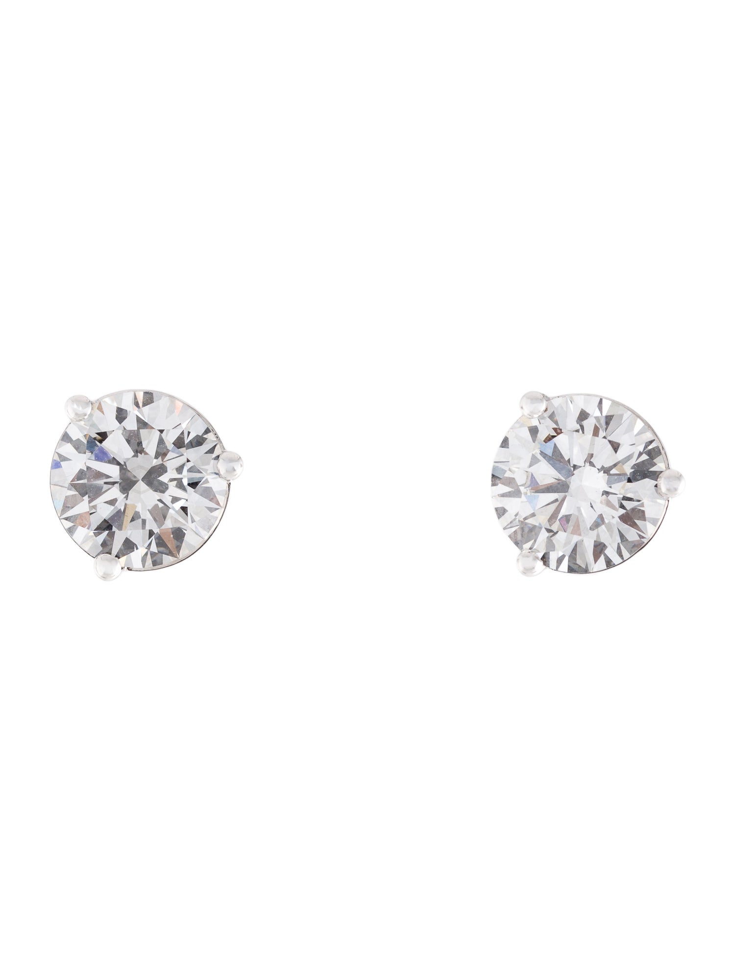 Earrings 18K 6.01ctw Lab-Grown Diamond Stud