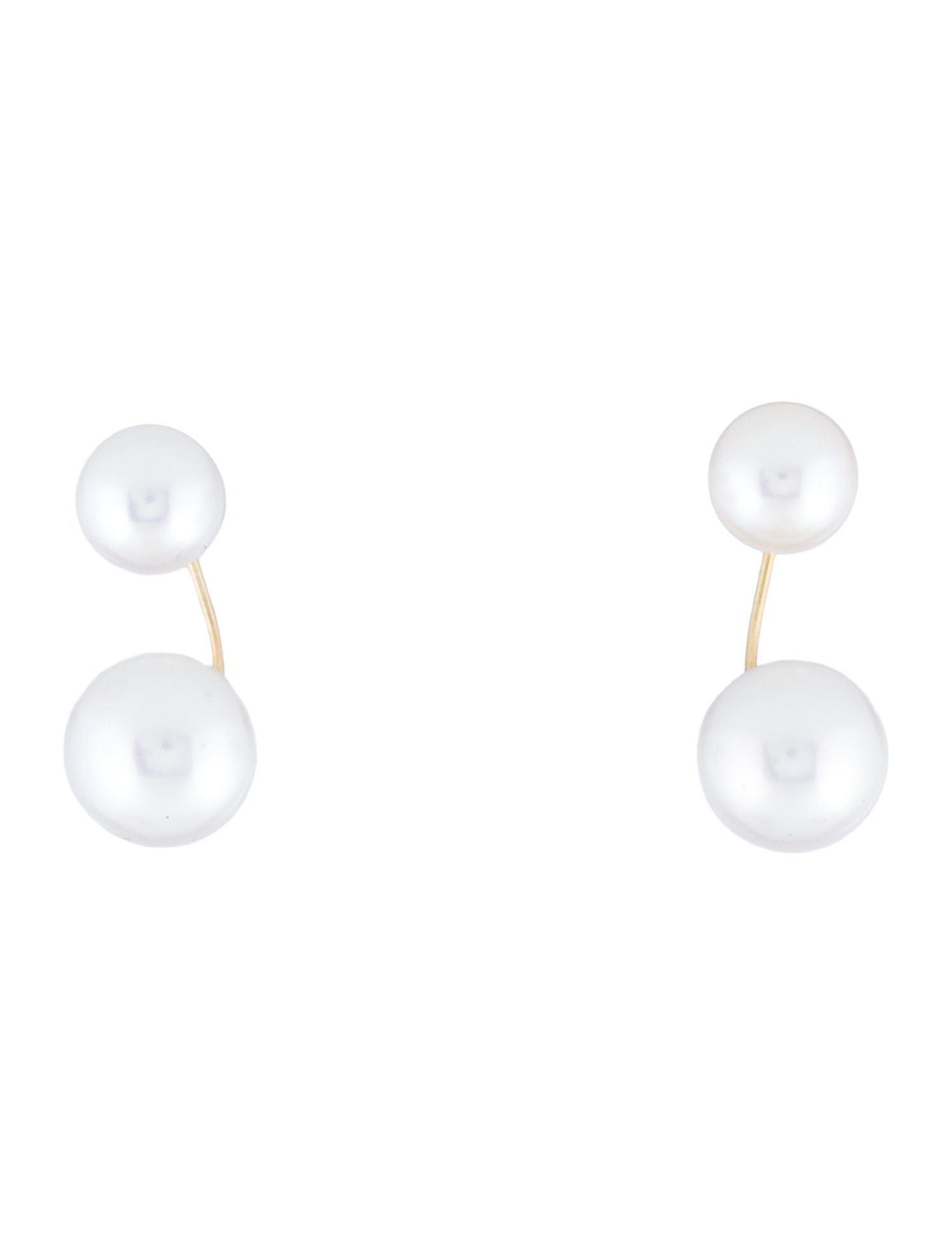 Earrings 18K Pearl Convertible Drop