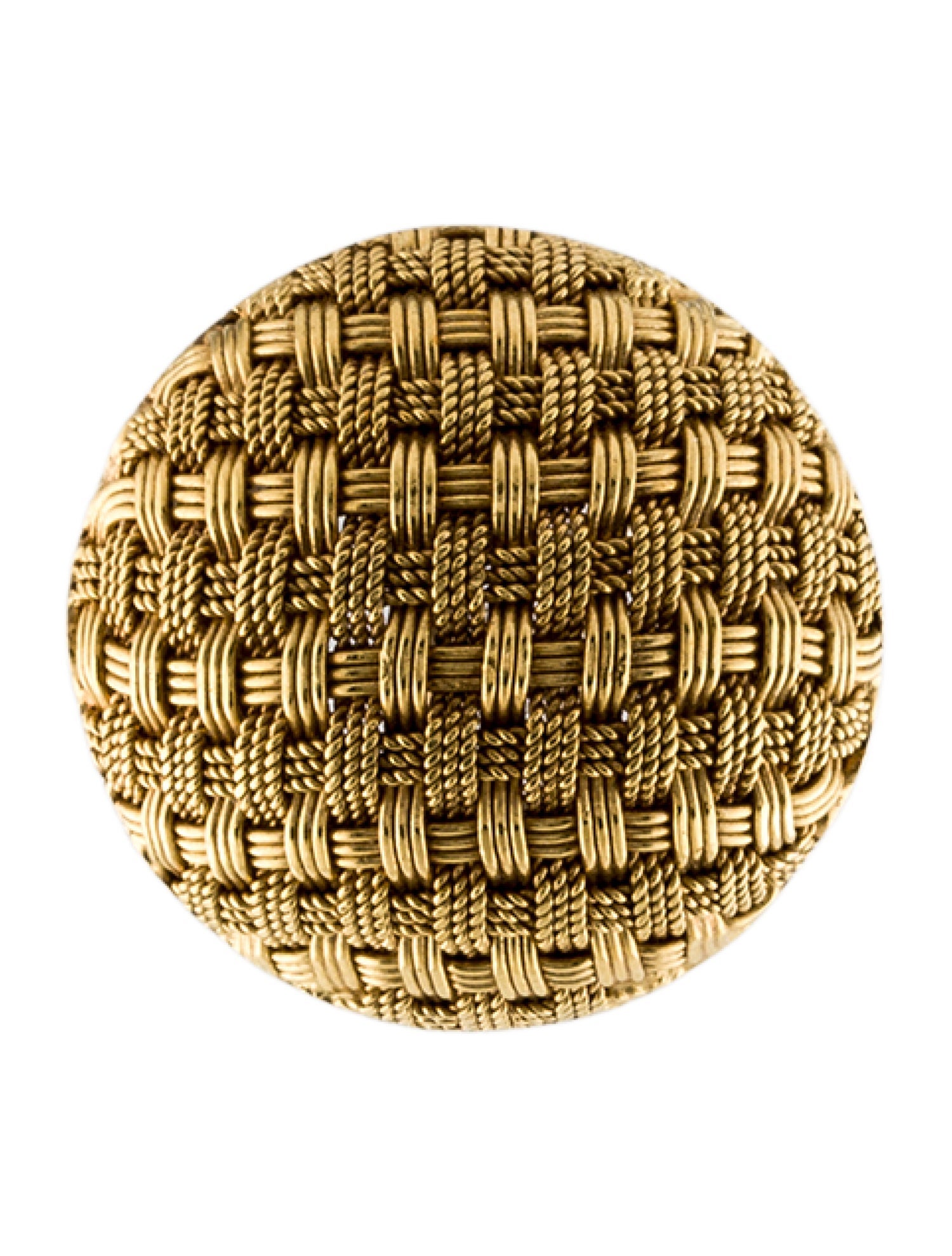 Earrings 18K Woven Earclip