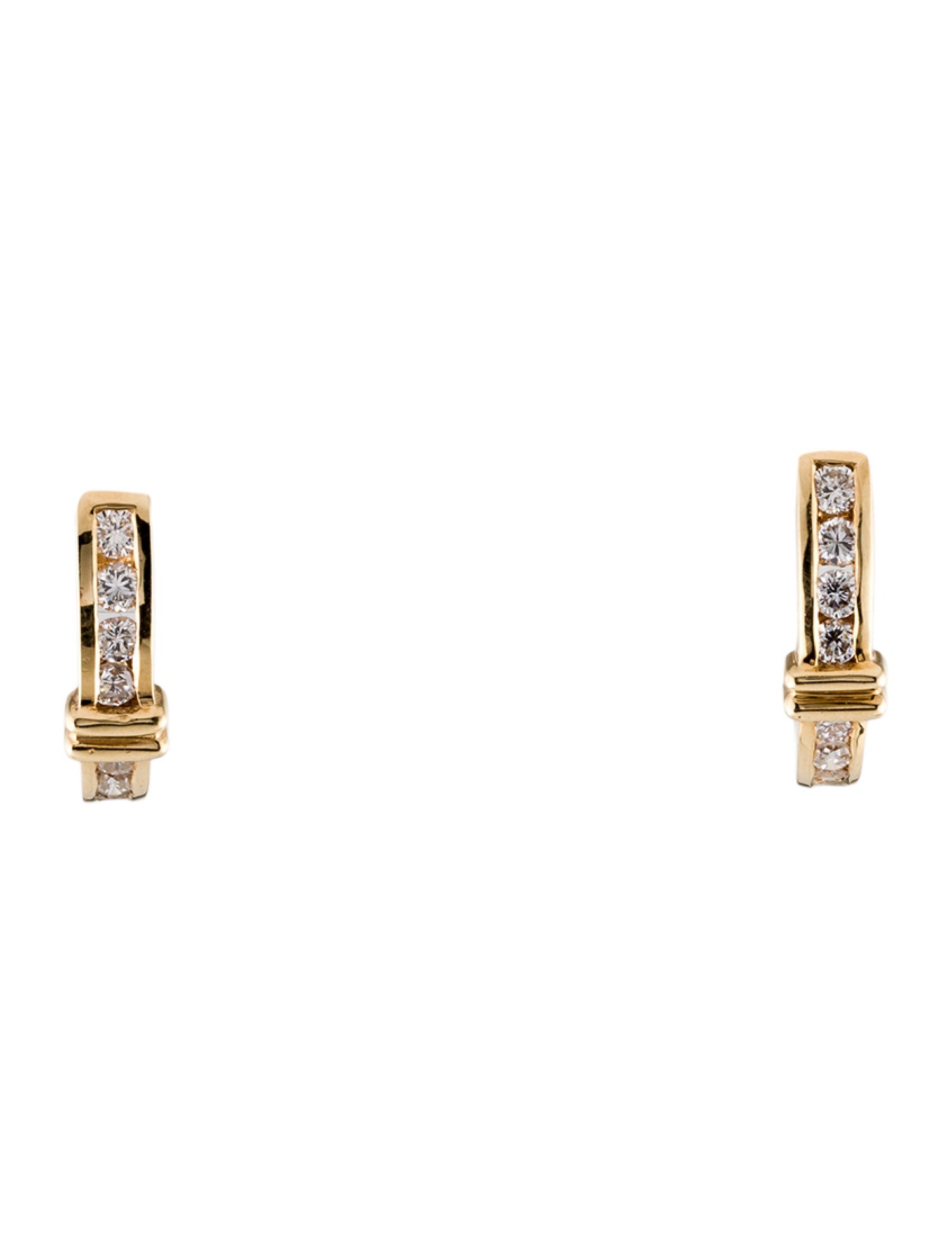 Earrings 14K Diamond Earclips