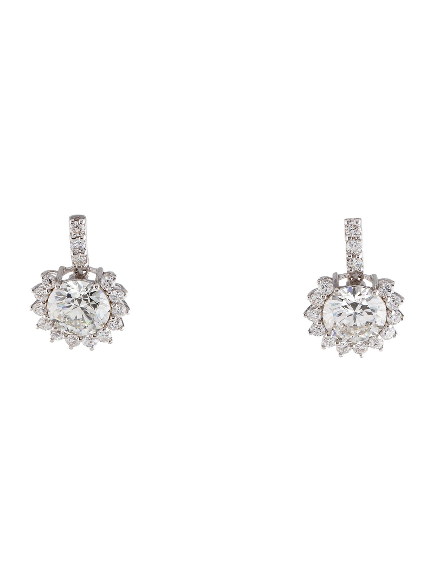 Earrings 14K 3.65ctw Lab-Grown Diamond Drop