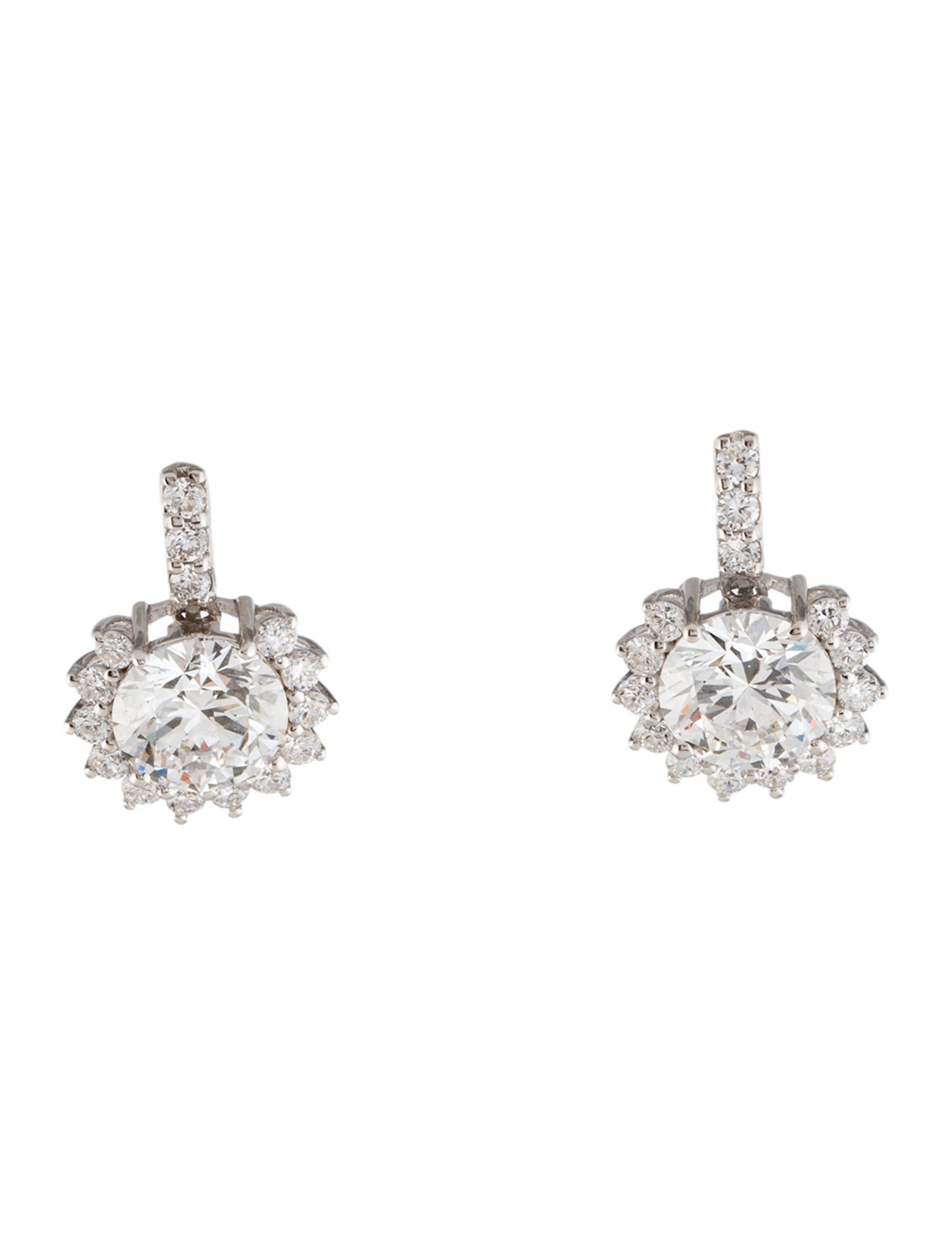 Earrings 14K 4.17ctw Lab-Grown Diamond Drop Earrings