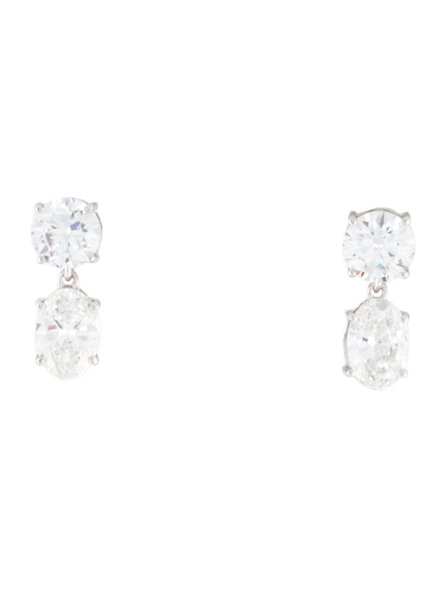 Earrings 14K 3.77ctw Lab-Grown Diamond Drop