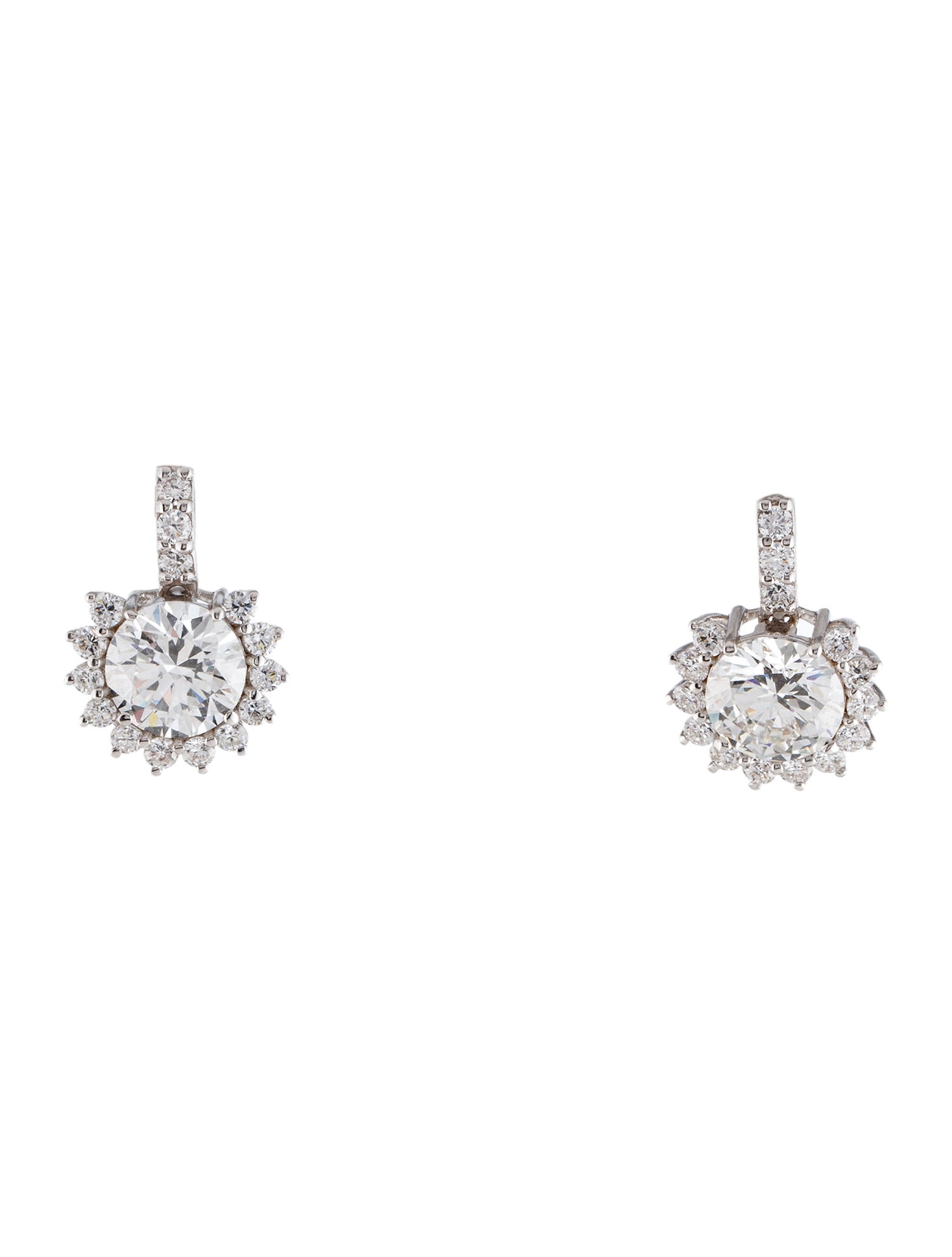 Earrings 14K 3.90ctw Lab-Grown Diamond Drop Earring