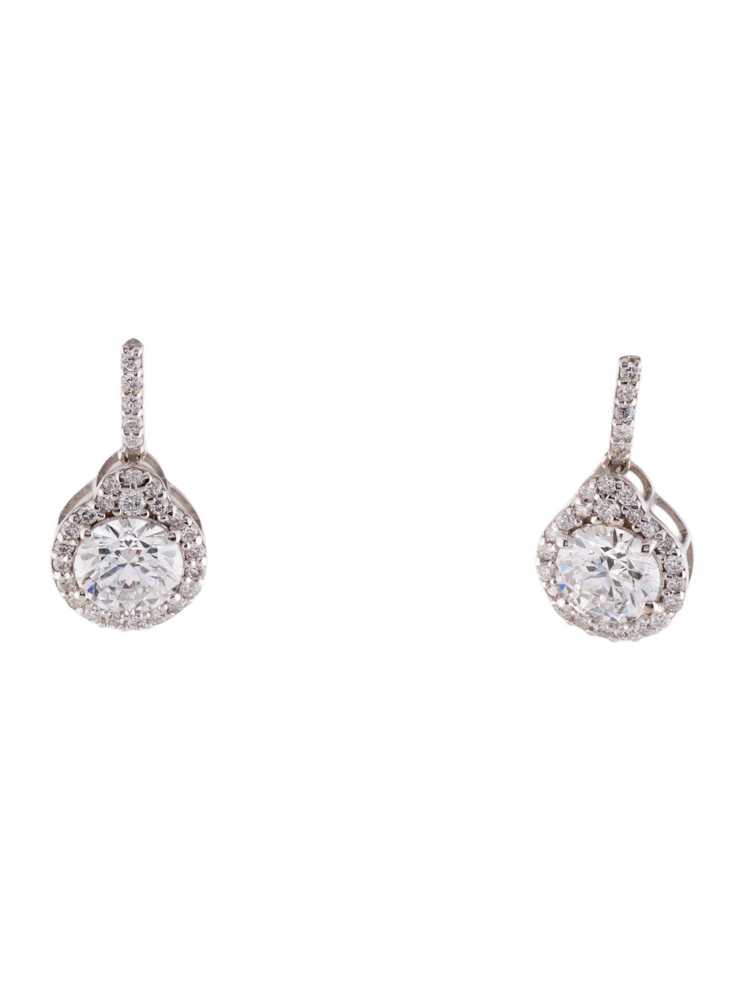 Earrings 14K 3.25ctw Lab-Grown Diamond Drop Earrings