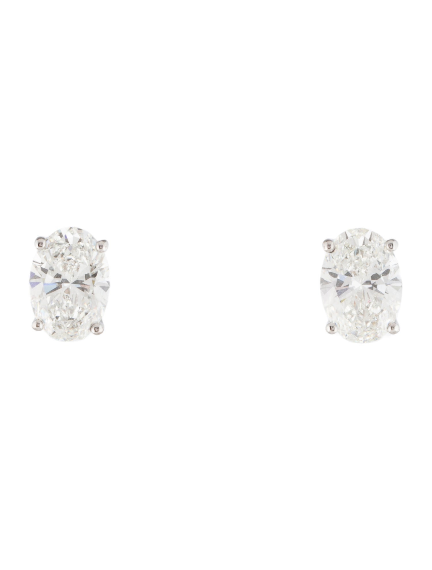 Earrings 14K 3.14ct Lab-Grown Diamond Stud Earrings