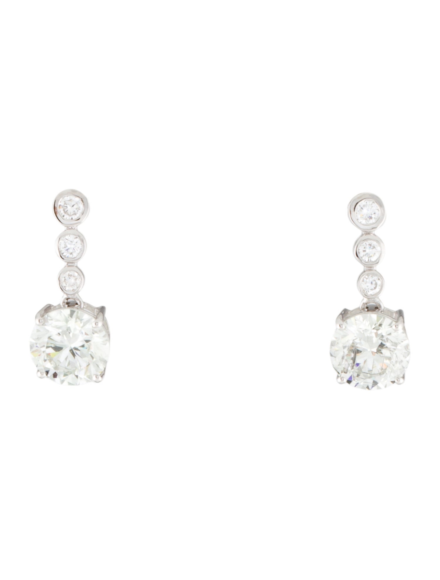 Earrings 14K 3.49ctw Lab-Grown Diamond Drop