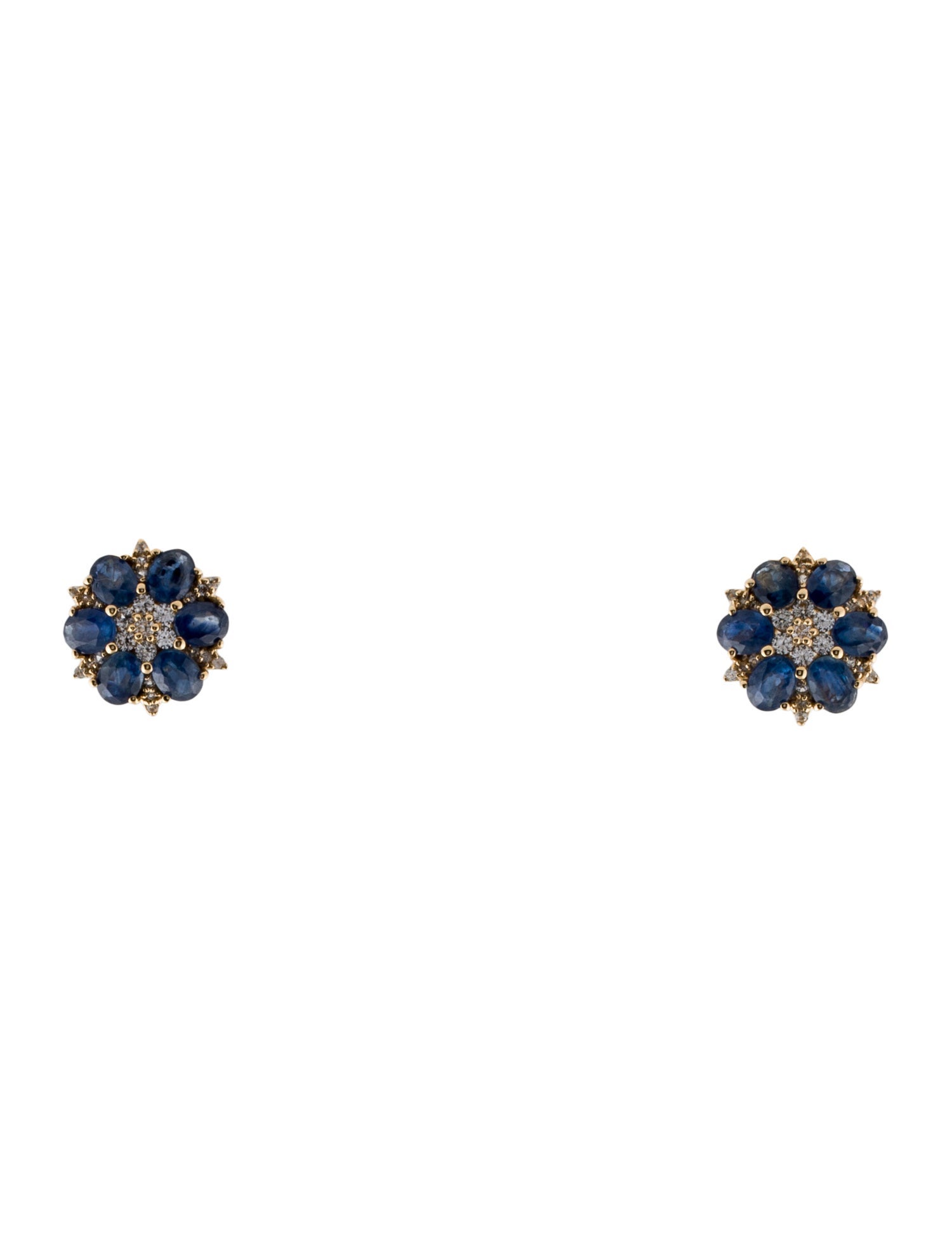 Earrings 14K Sapphire Stud