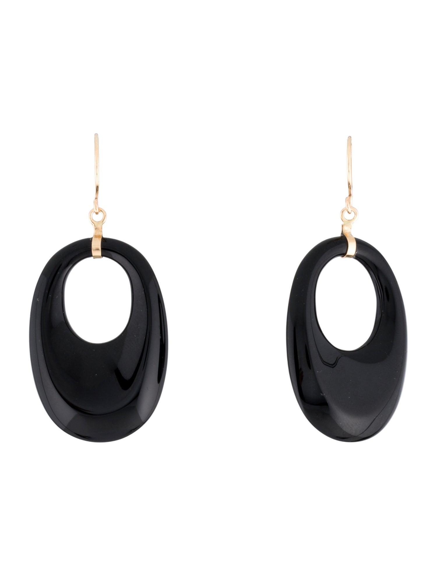 Earrings 14K Onyx Drop