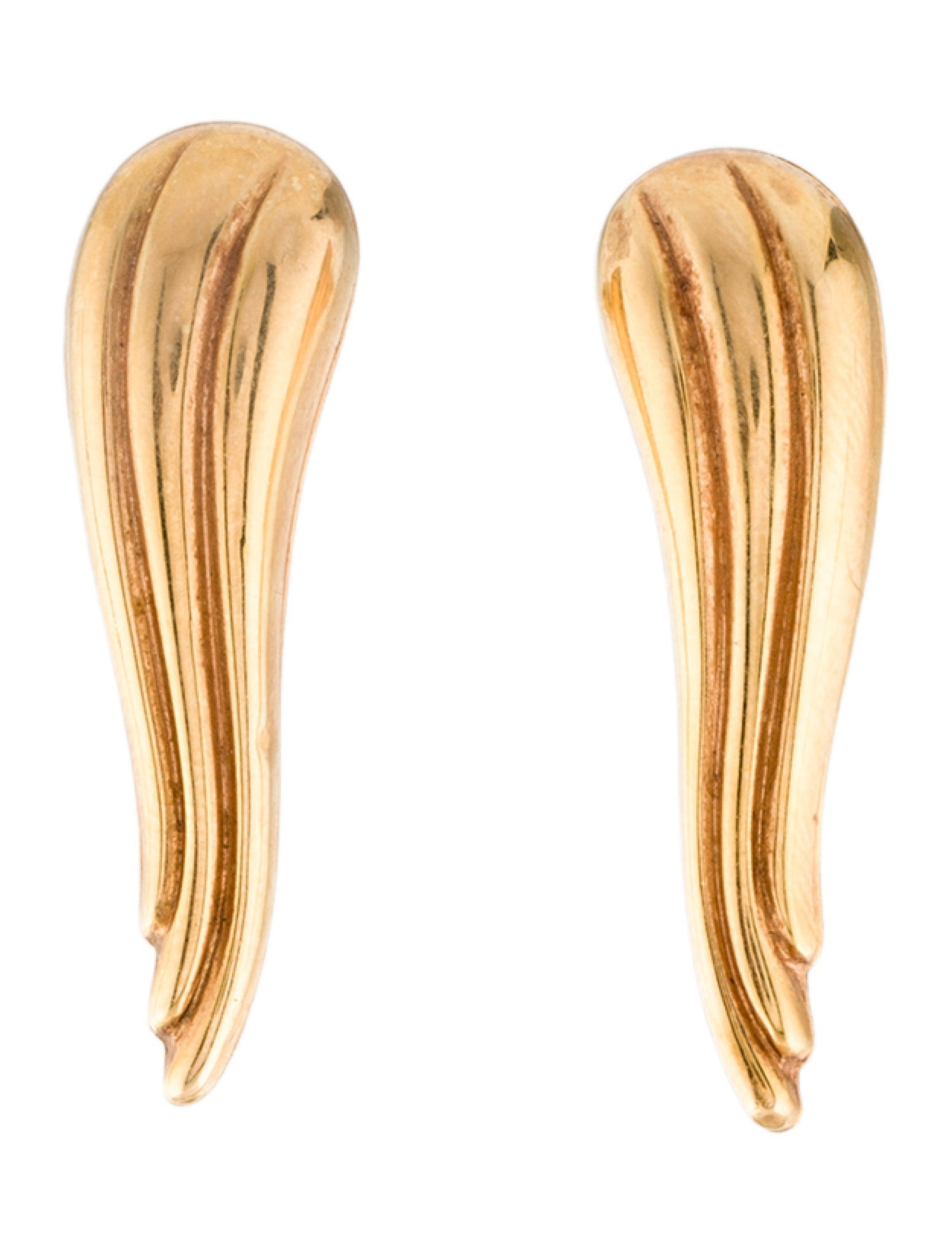 Earrings 14K Hollow Drop