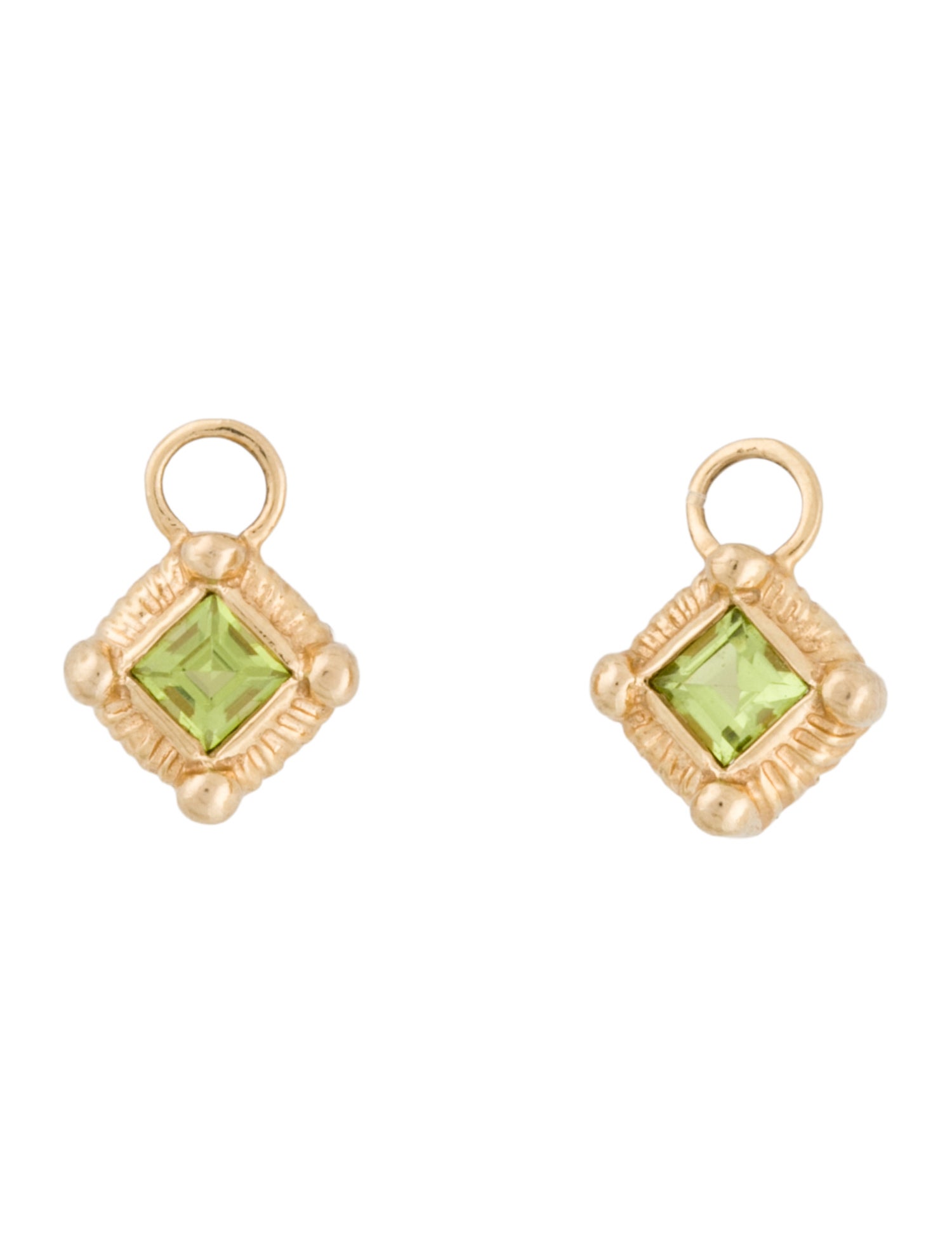 Earrings 14K Peridot Earring Enhancers