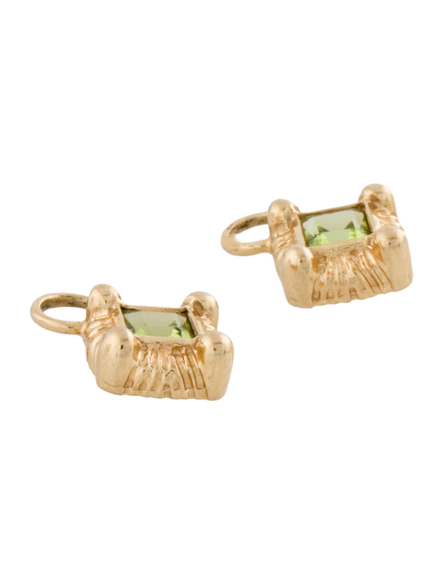Earrings 14K Peridot Earring Enhancers