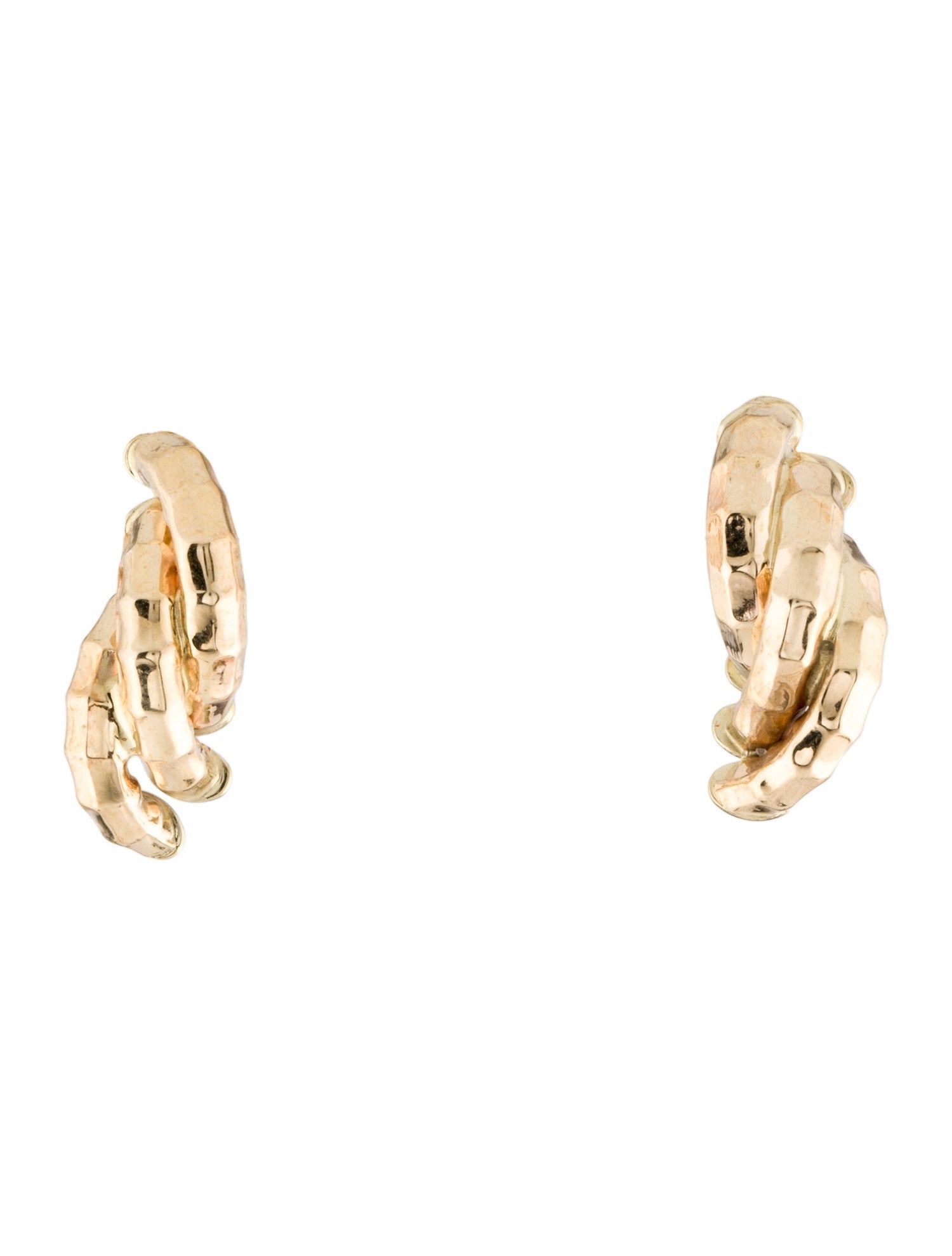 Earrings 14K Abstract Studs x