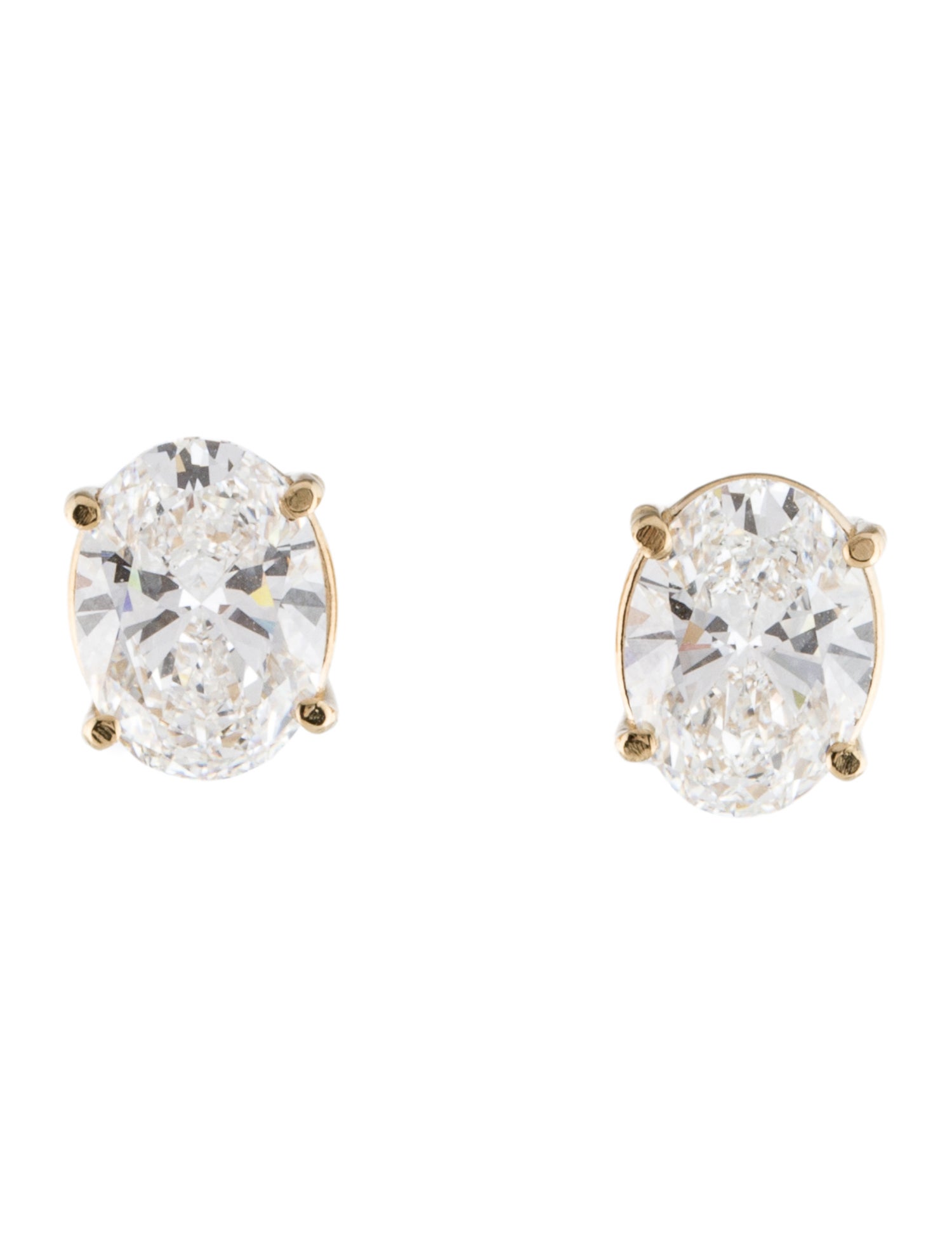 Earrings 14K 4.13ctw Lab-Grown Diamond Stud Earrings