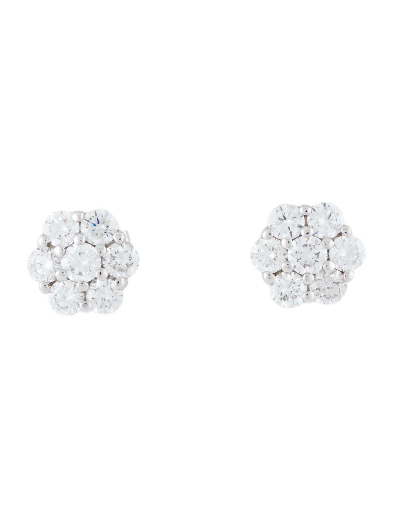 Earrings 14K 1.58ctw Diamond Stud