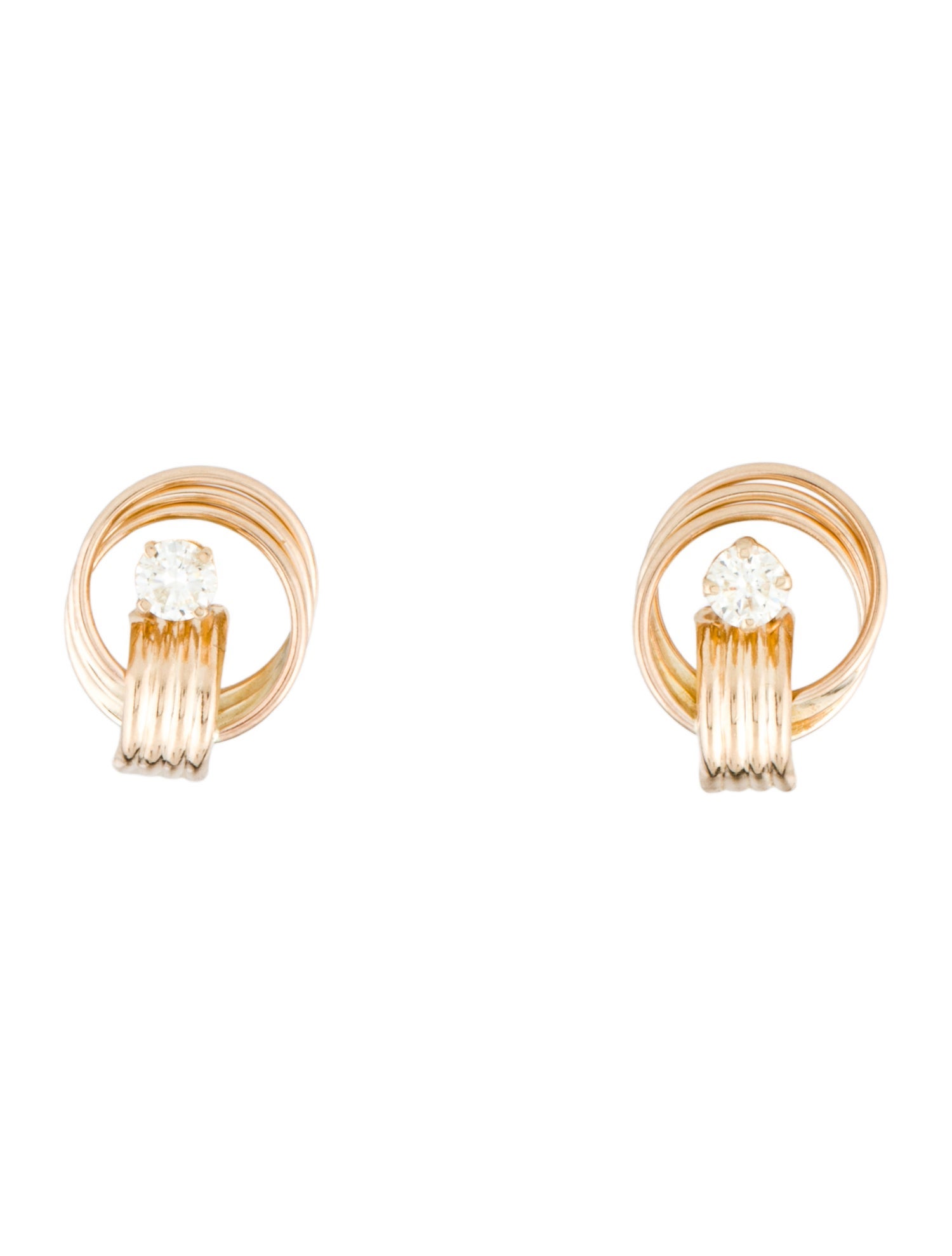 Earrings 14K Diamond Stud