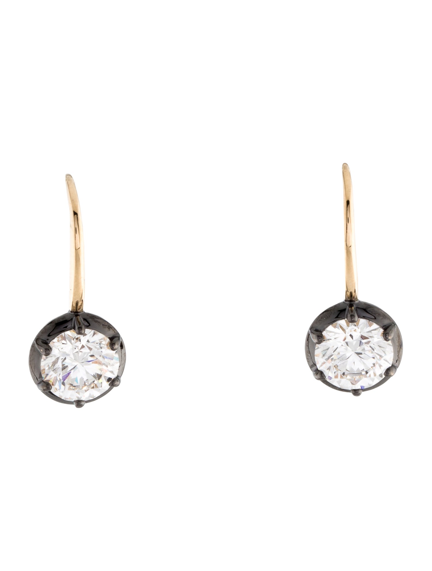 Gabriella Kiss 18K Chiseled Open Link Earrings - Drop, Earrings