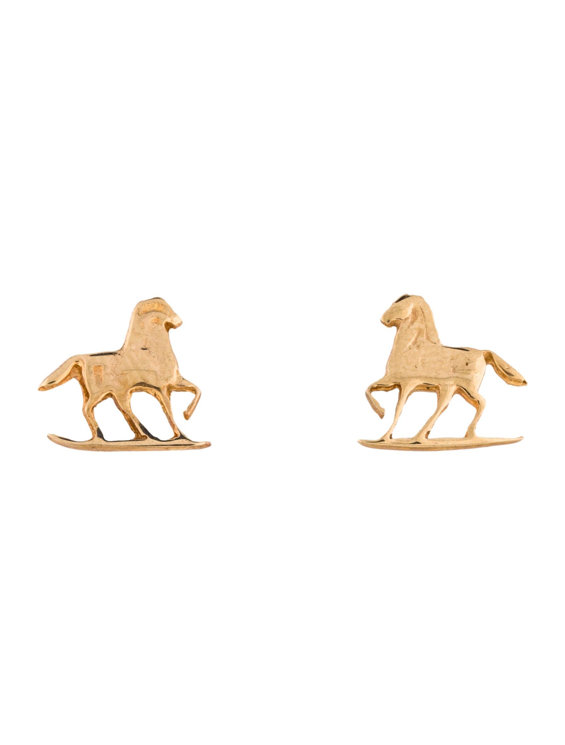 Earrings 14K Horse Stud Earrings Earrings EARRI38571 The RealReal