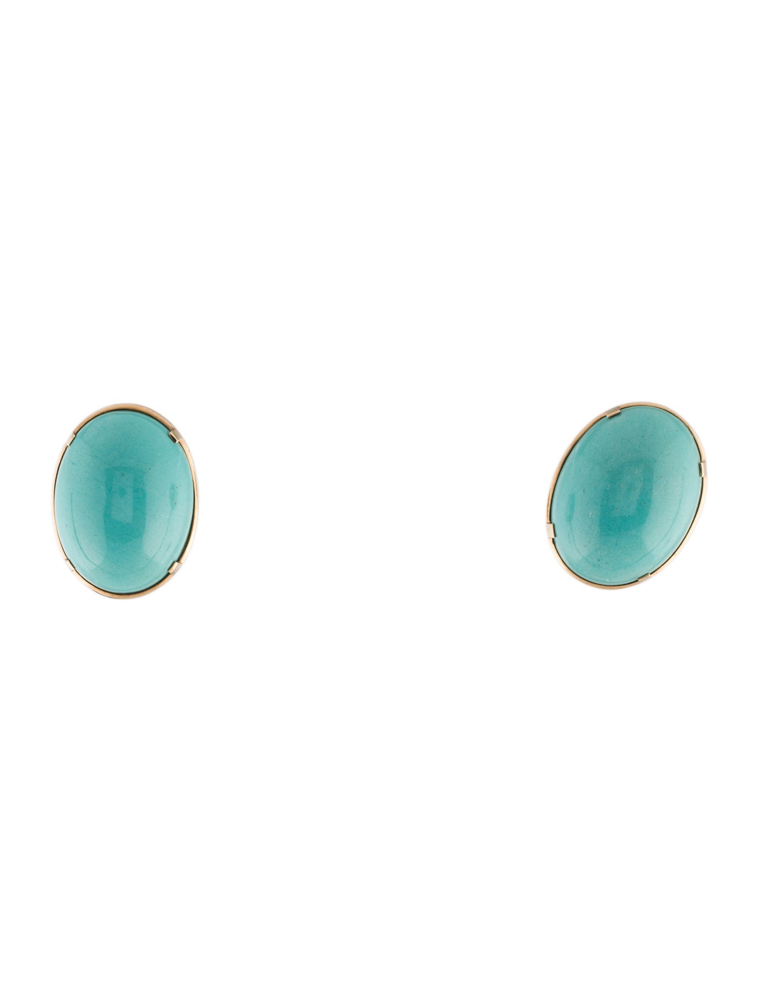 Earrings 14K Ceramic Clip-On