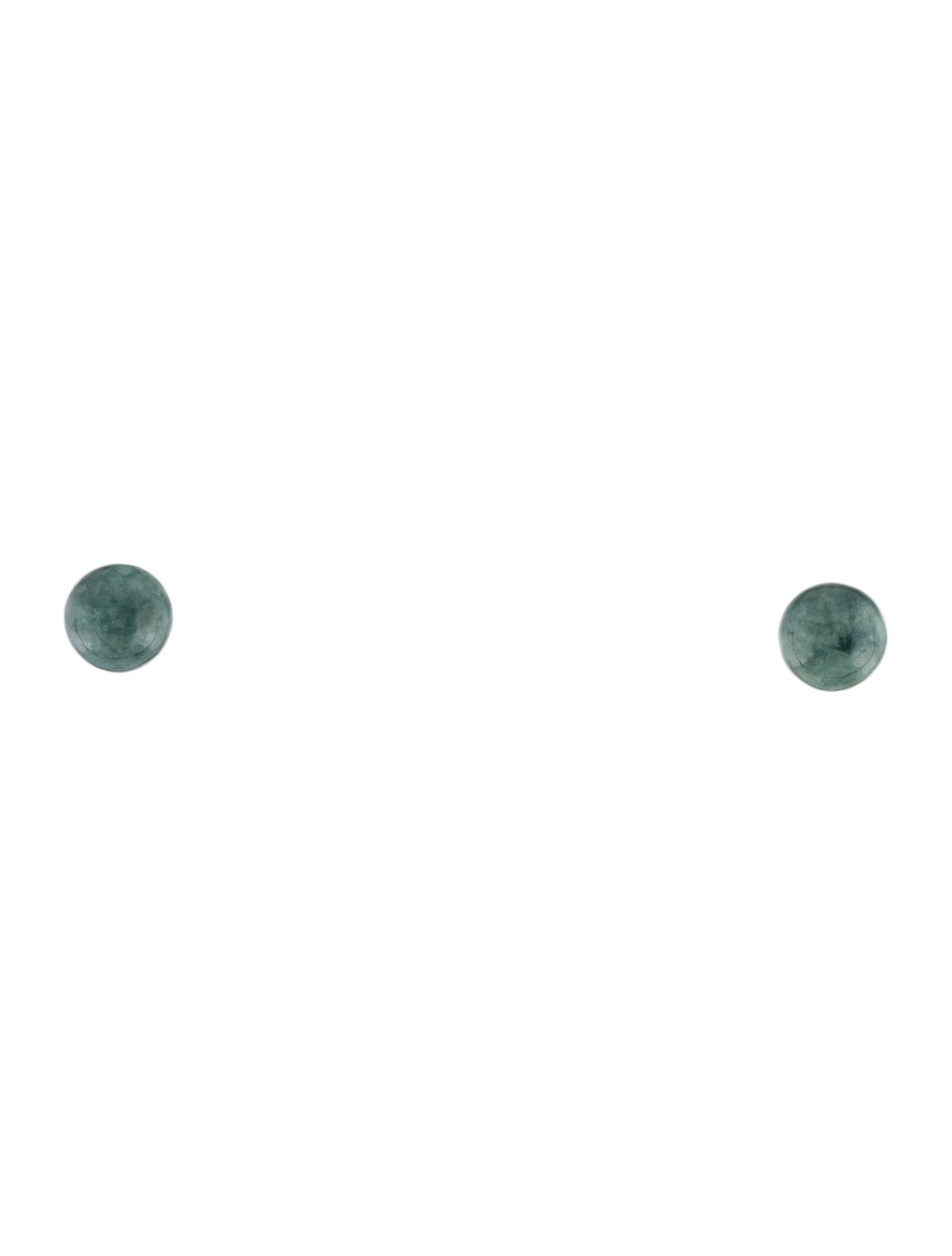 Earrings 18K Dyed Jadeite Stud