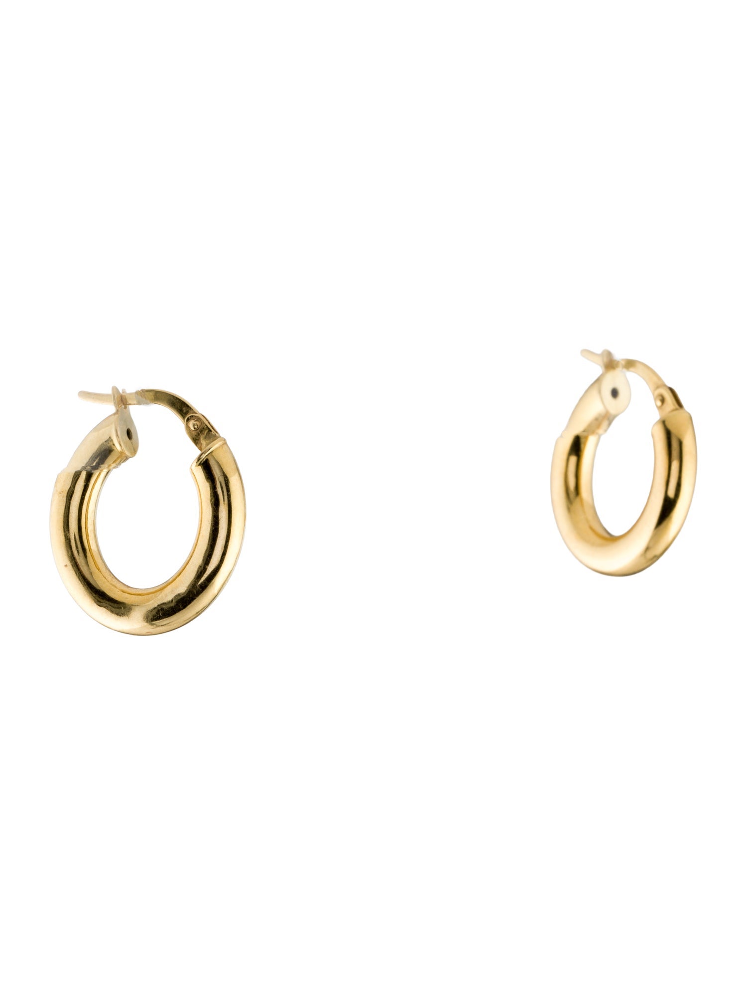 Earrings 18K Oval Hoop