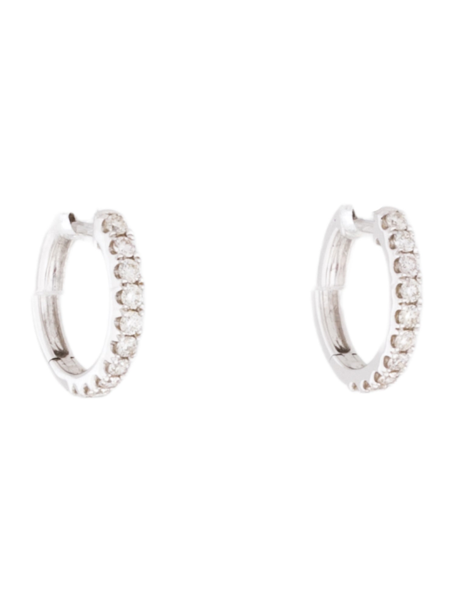Earrings 14K Diamond Huggie