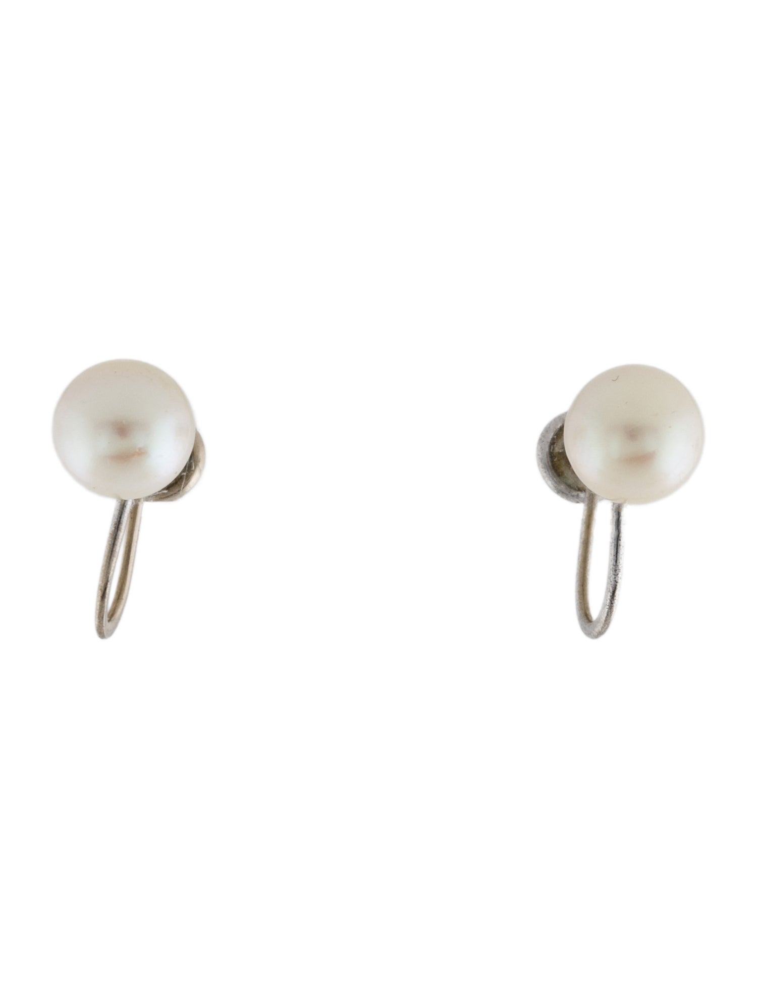 Earrings 14K Pearl Screw-On