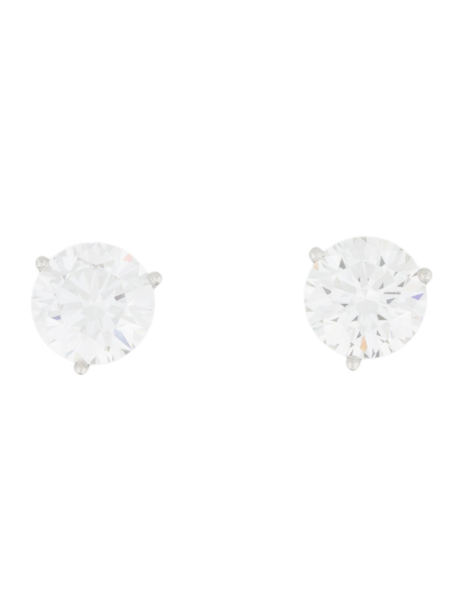 Earrings Platinum 8.00ctw Lab-Grown Diamond Stud Earrings
