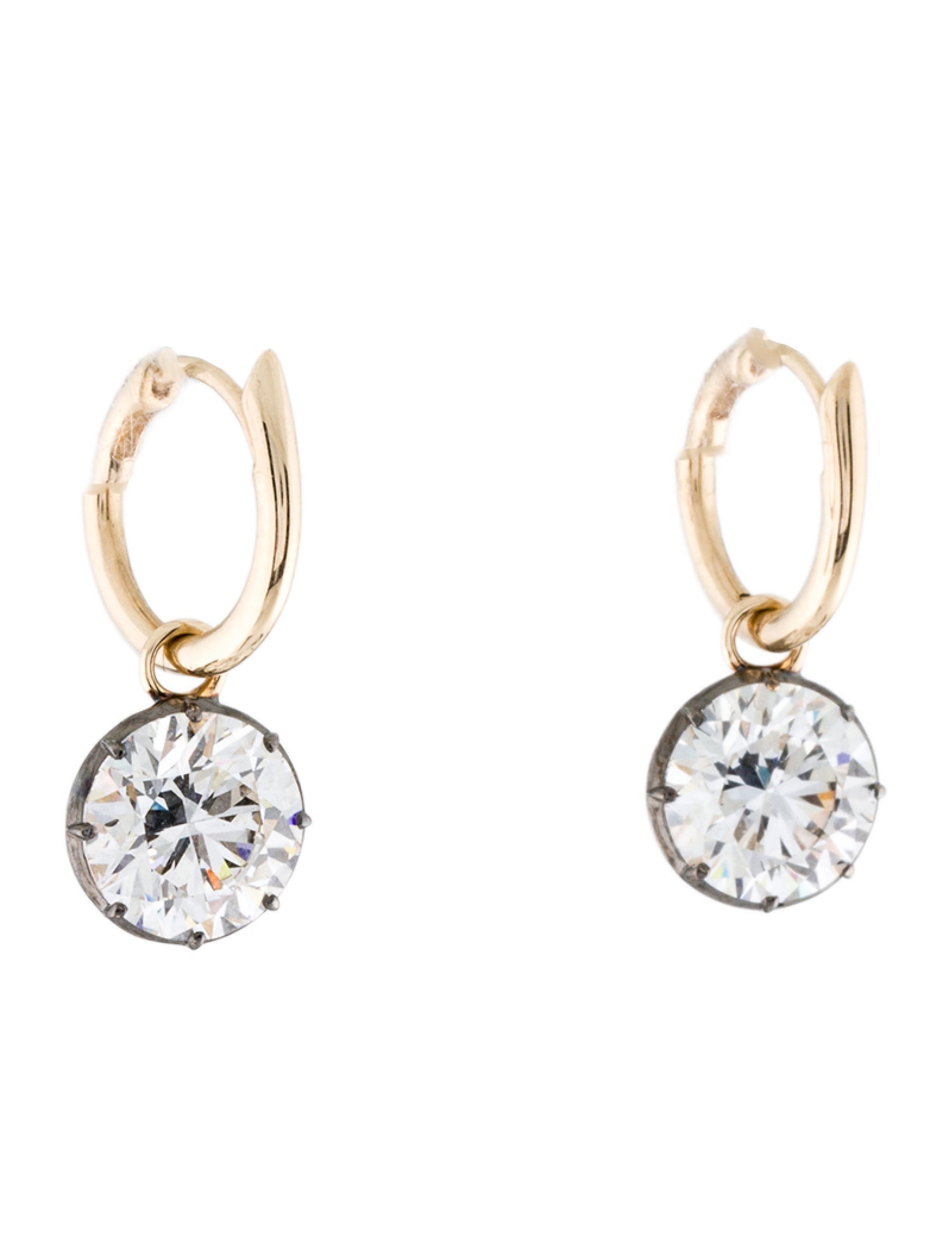 Earrings 14K 5.03ctw Lab Grown Diamond Drop