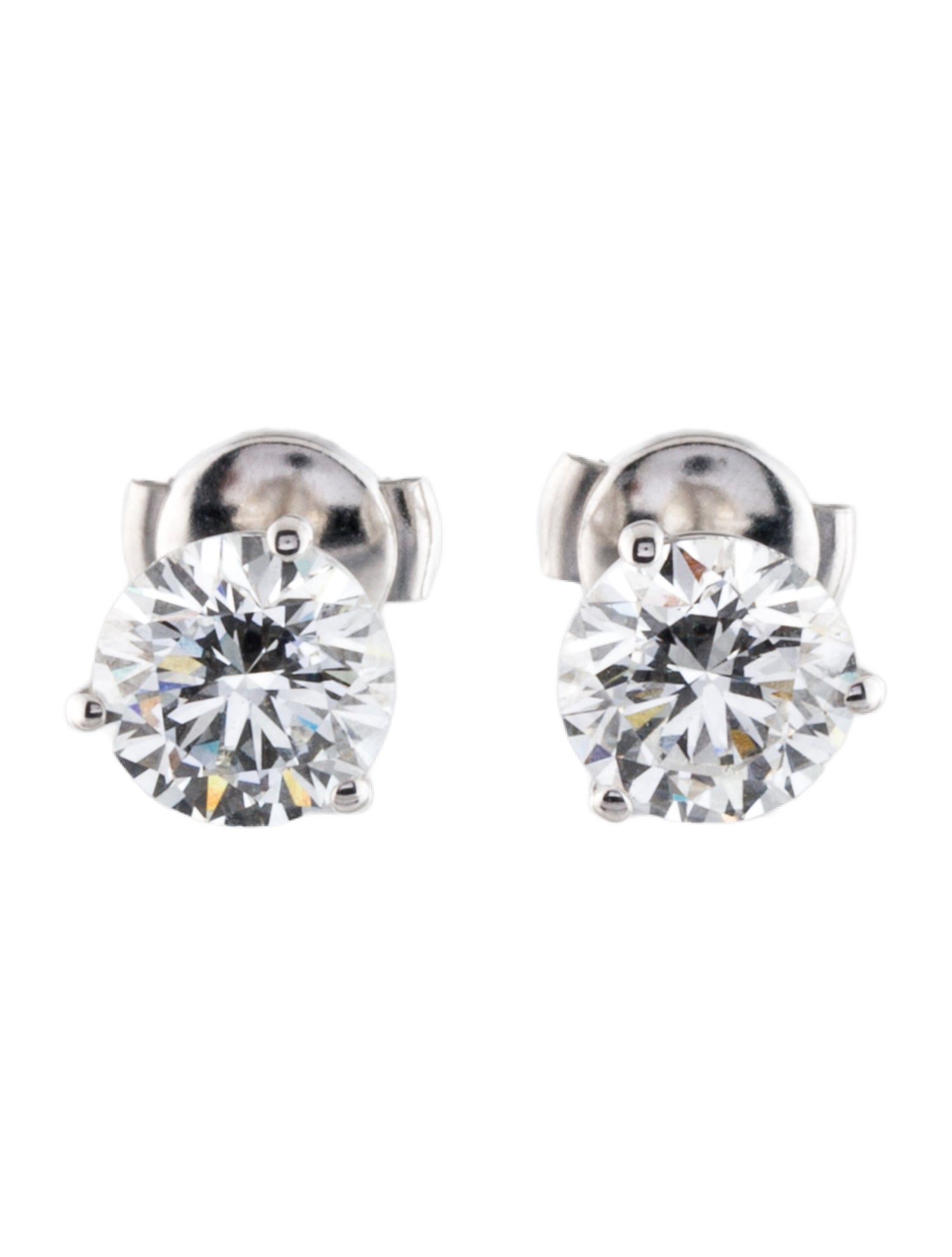 Earrings 14K 2.96ctw Lab-Grown Diamond Stud