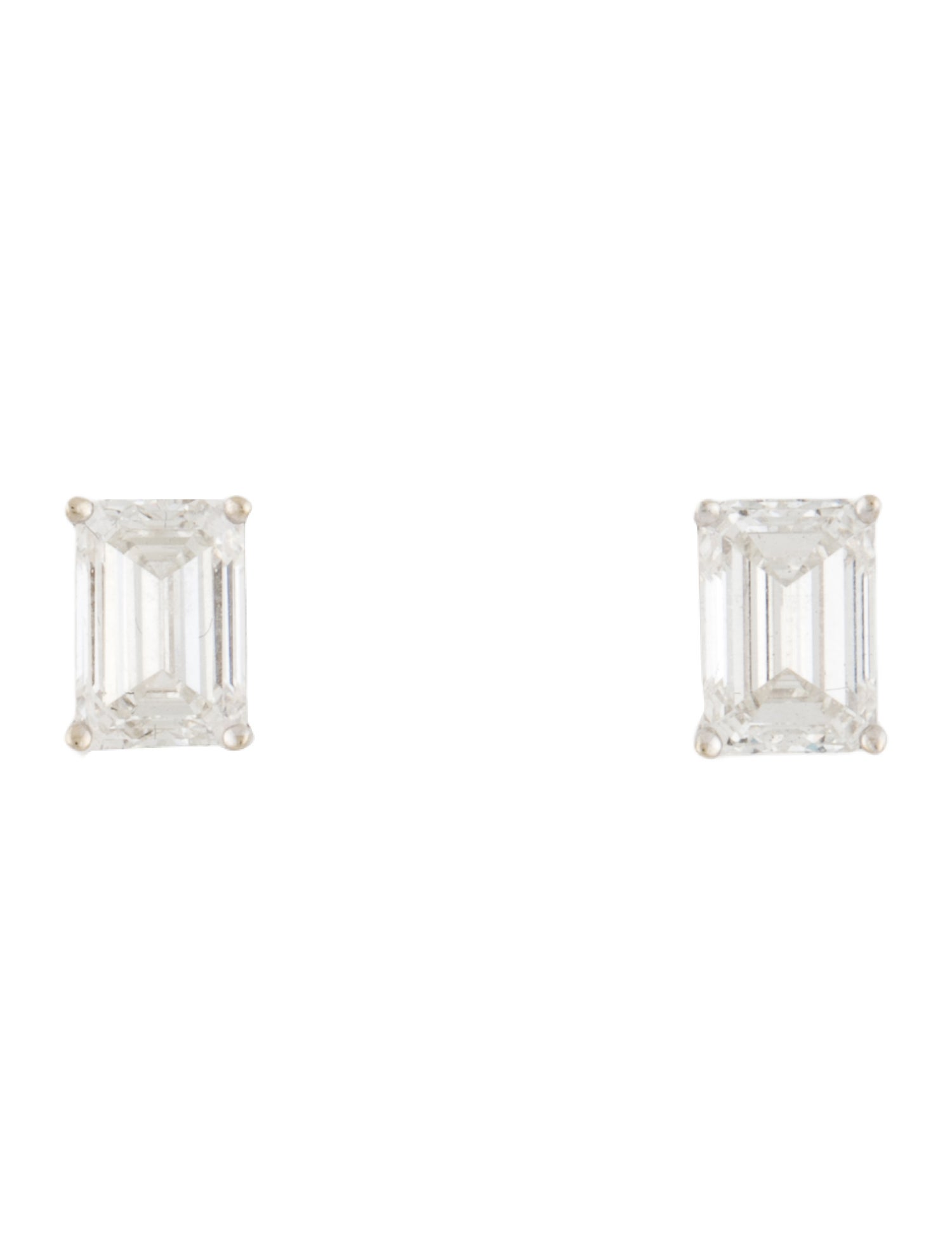 Earrings 18K 4.05ctw Lab-Grown Diamond Stud