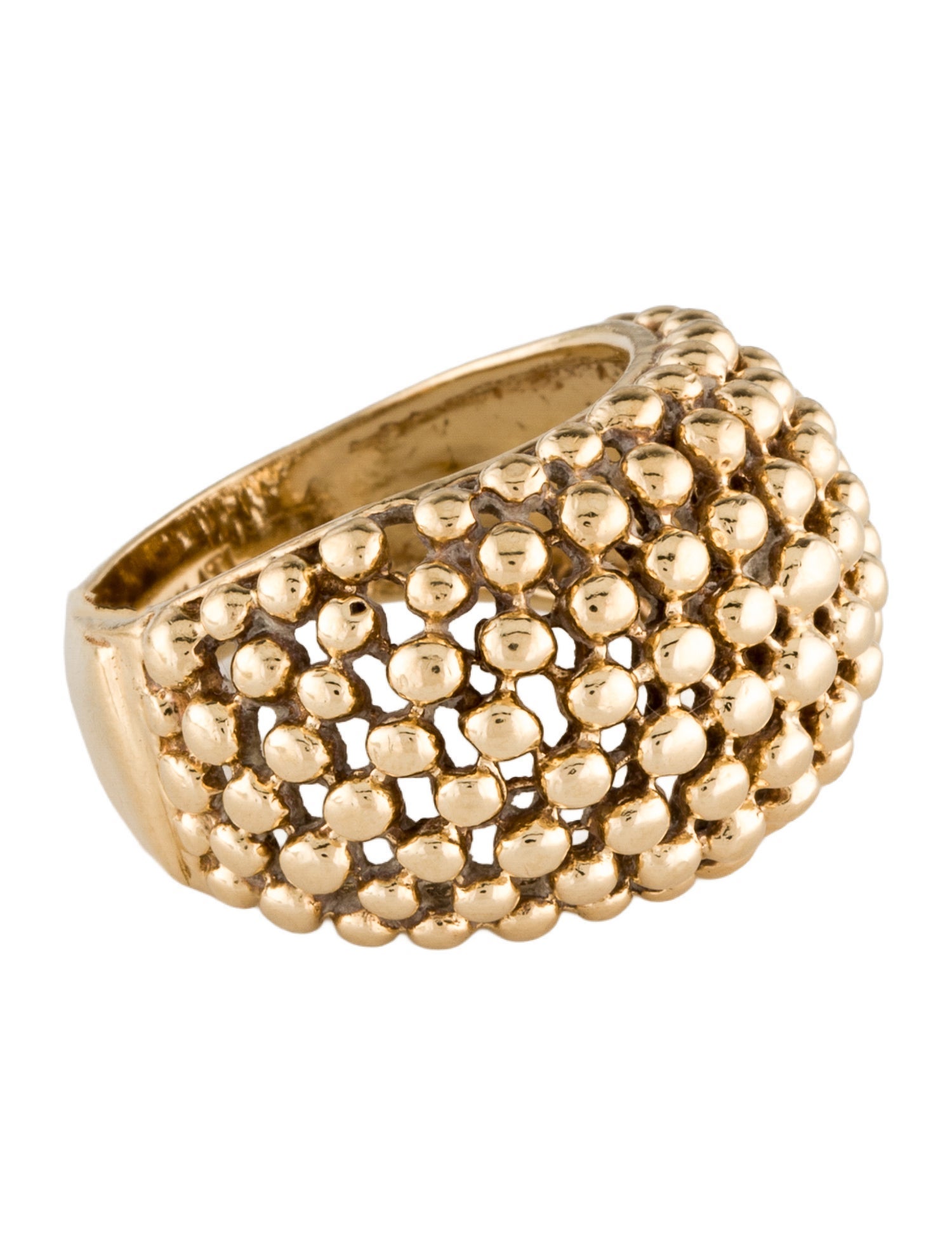 Earrings 14K Dome Band