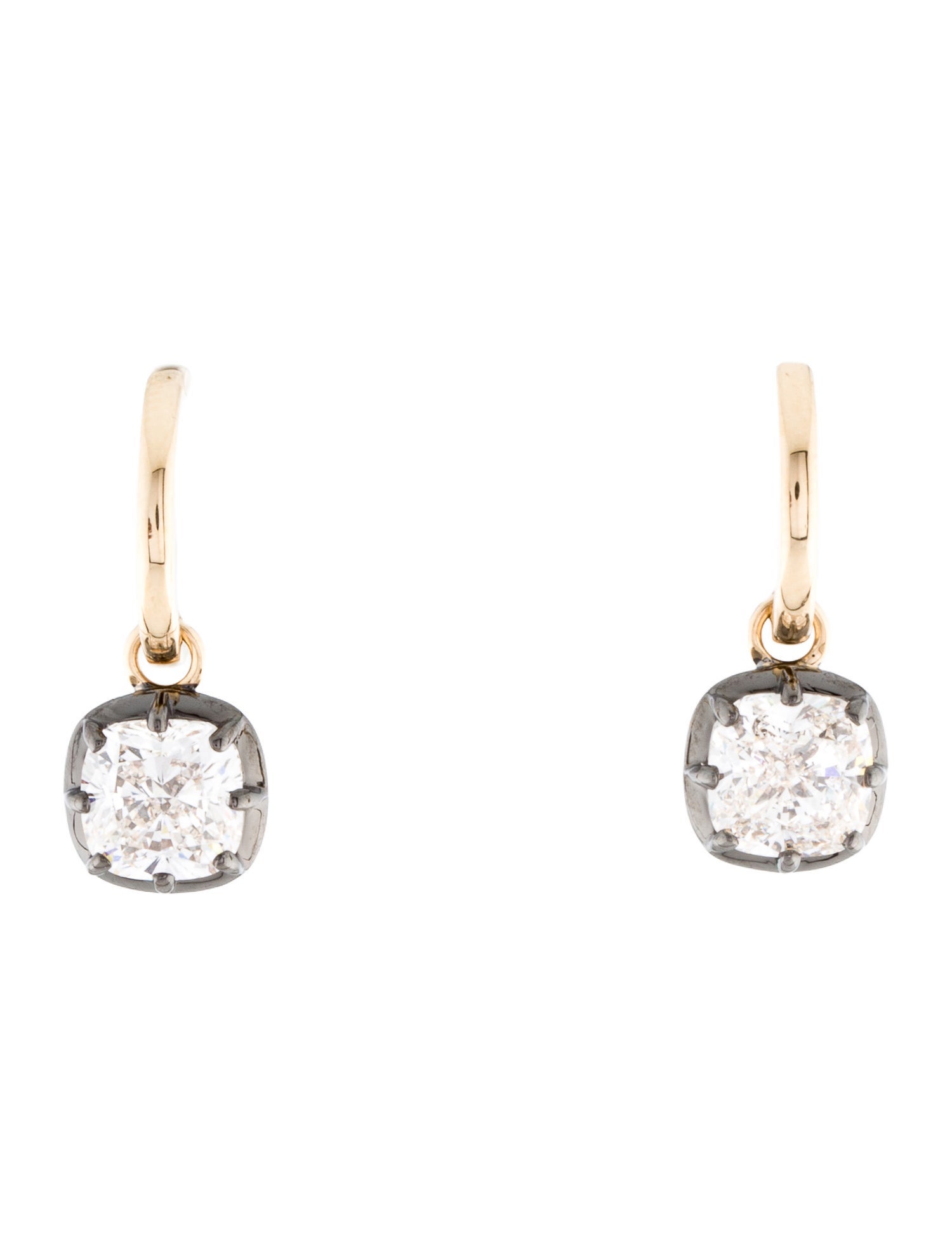 Earrings Carat Atelier 14K 3.33ctw Lab-Grown Diamond Huggie