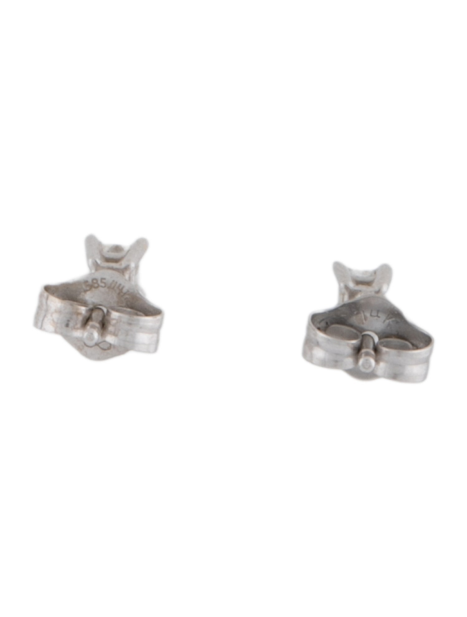 14K Diamond Stud Earrings