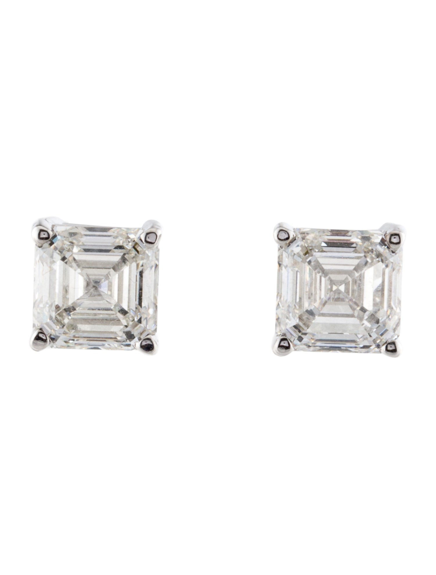 Earrings 14K 5.38ctw Lab-Grown Diamond Threaded Stud