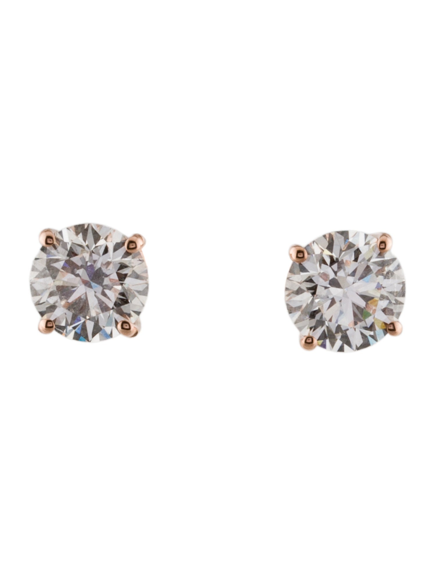 Earrings 14K 3.20ctw Lab-Grown Diamond Stud