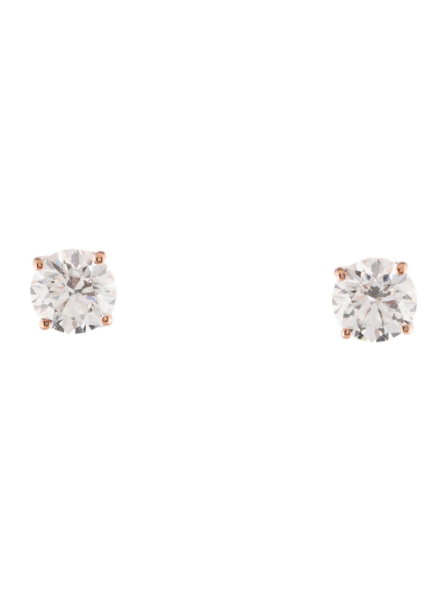 Earrings 14K 2.80ctw Lab-Grown Diamond Stud Earrings